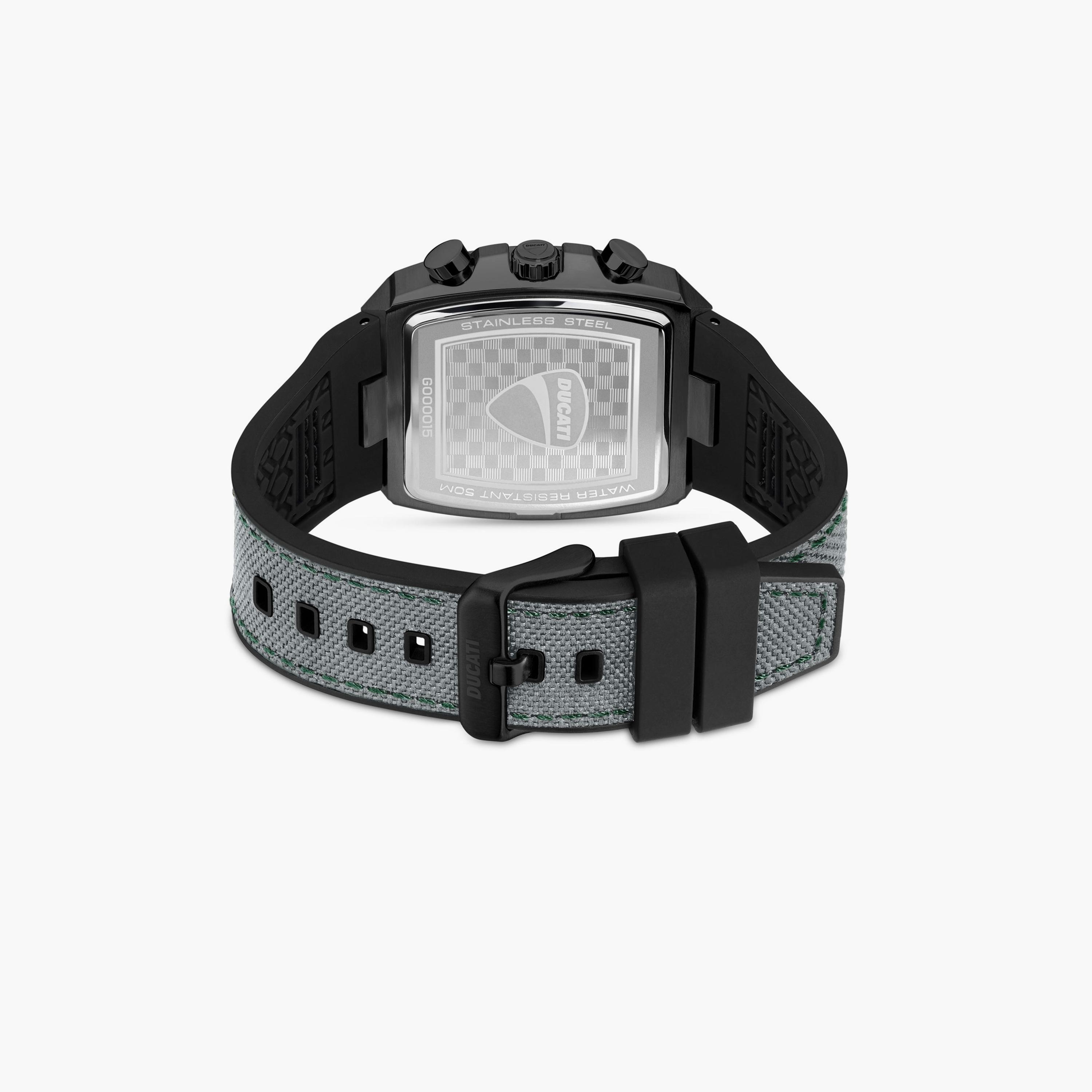 دوكاتي للرجال ساعة يد دوكاتي 40 مم كرونوغراف بحزام جلدي رمادي اللون | DTWGOGO0001502-men-watchesandjewellery-watches-image-3