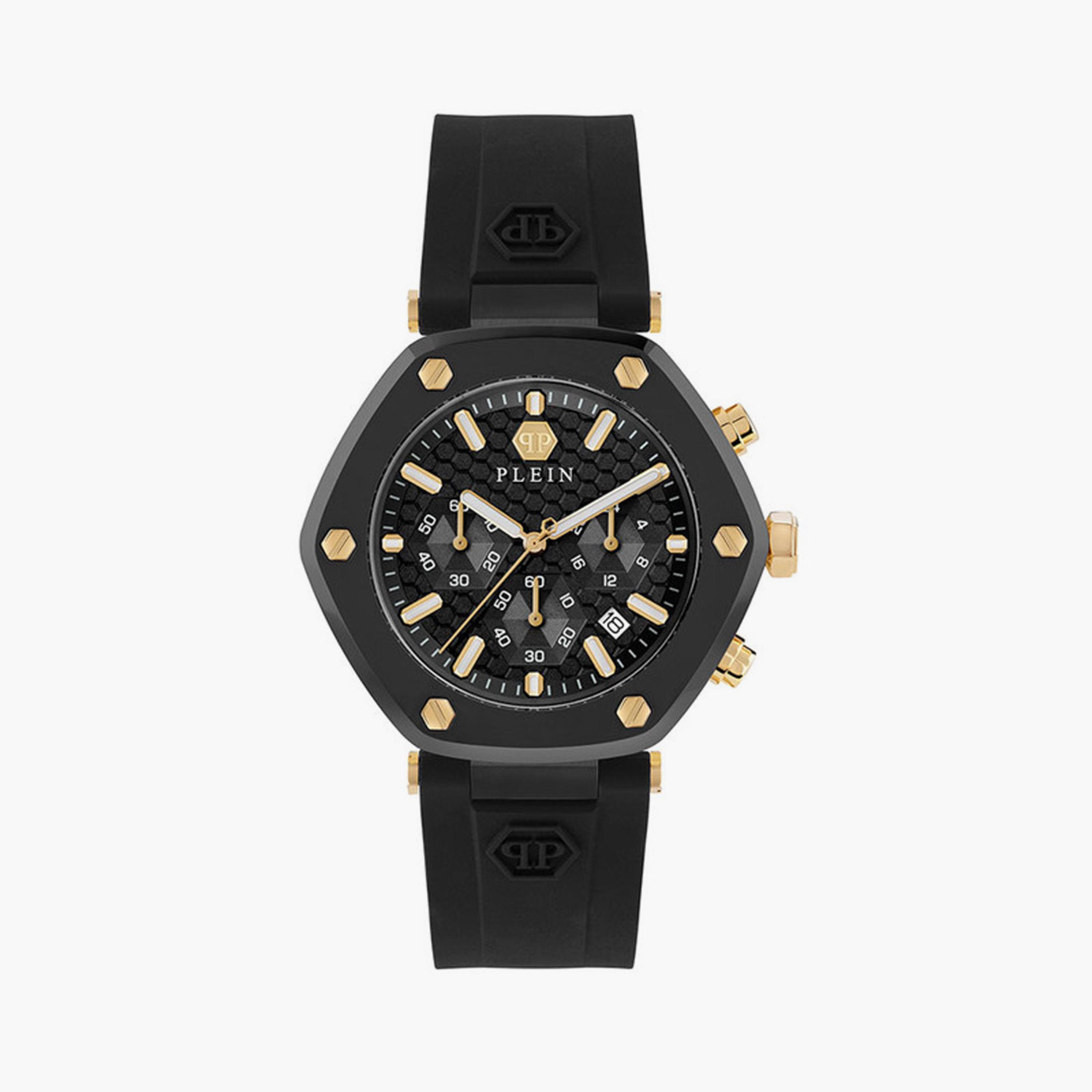 فيليب بلين - ساعة كرونوغراف للرجال حزام سيليكون 42 مم أسود | PWZBA0223-men-watchesandjewellery-watches-image-1