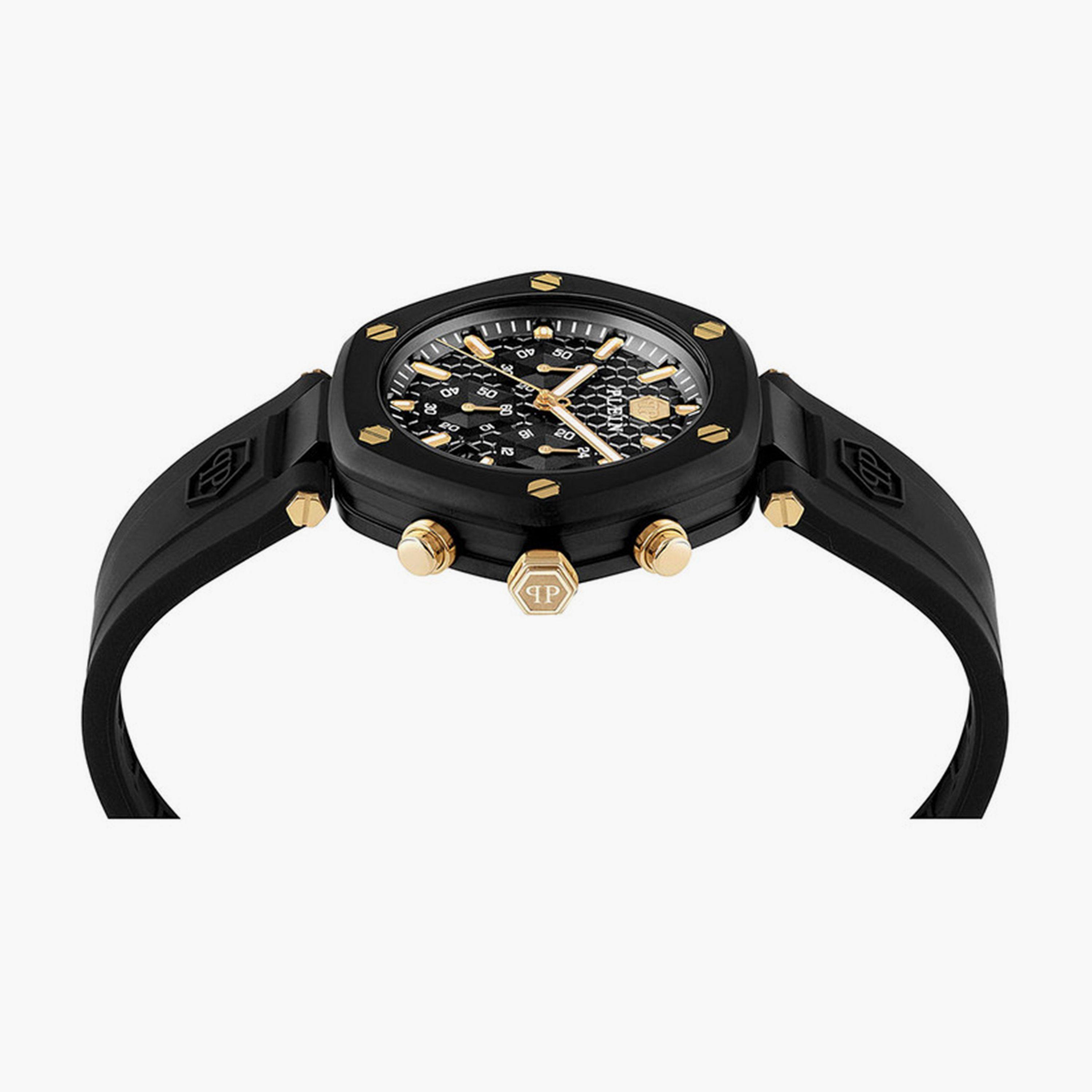 فيليب بلين - ساعة كرونوغراف للرجال حزام سيليكون 42 مم أسود | PWZBA0223-men-watchesandjewellery-watches-image-2