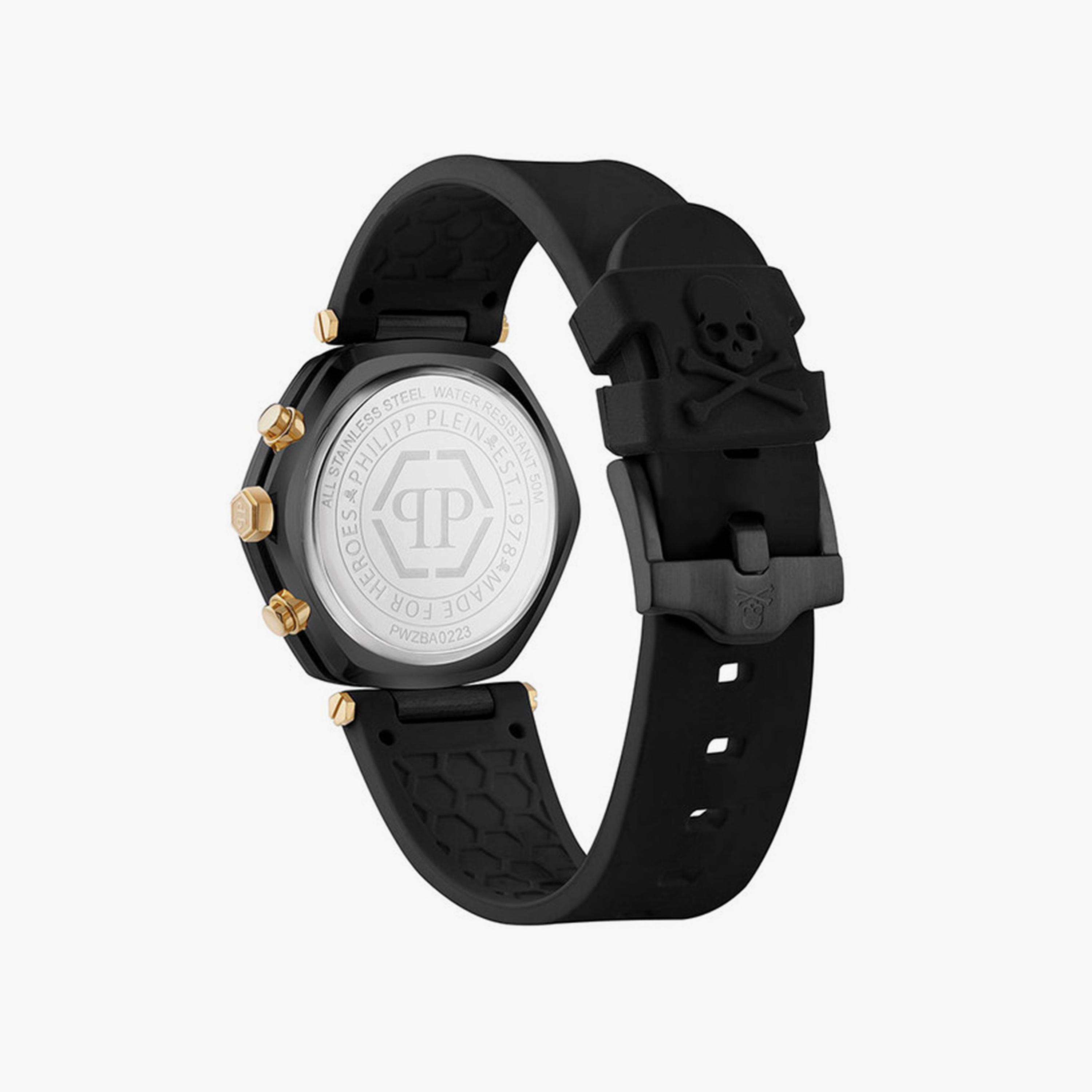 فيليب بلين - ساعة كرونوغراف للرجال حزام سيليكون 42 مم أسود | PWZBA0223-men-watchesandjewellery-watches-image-3