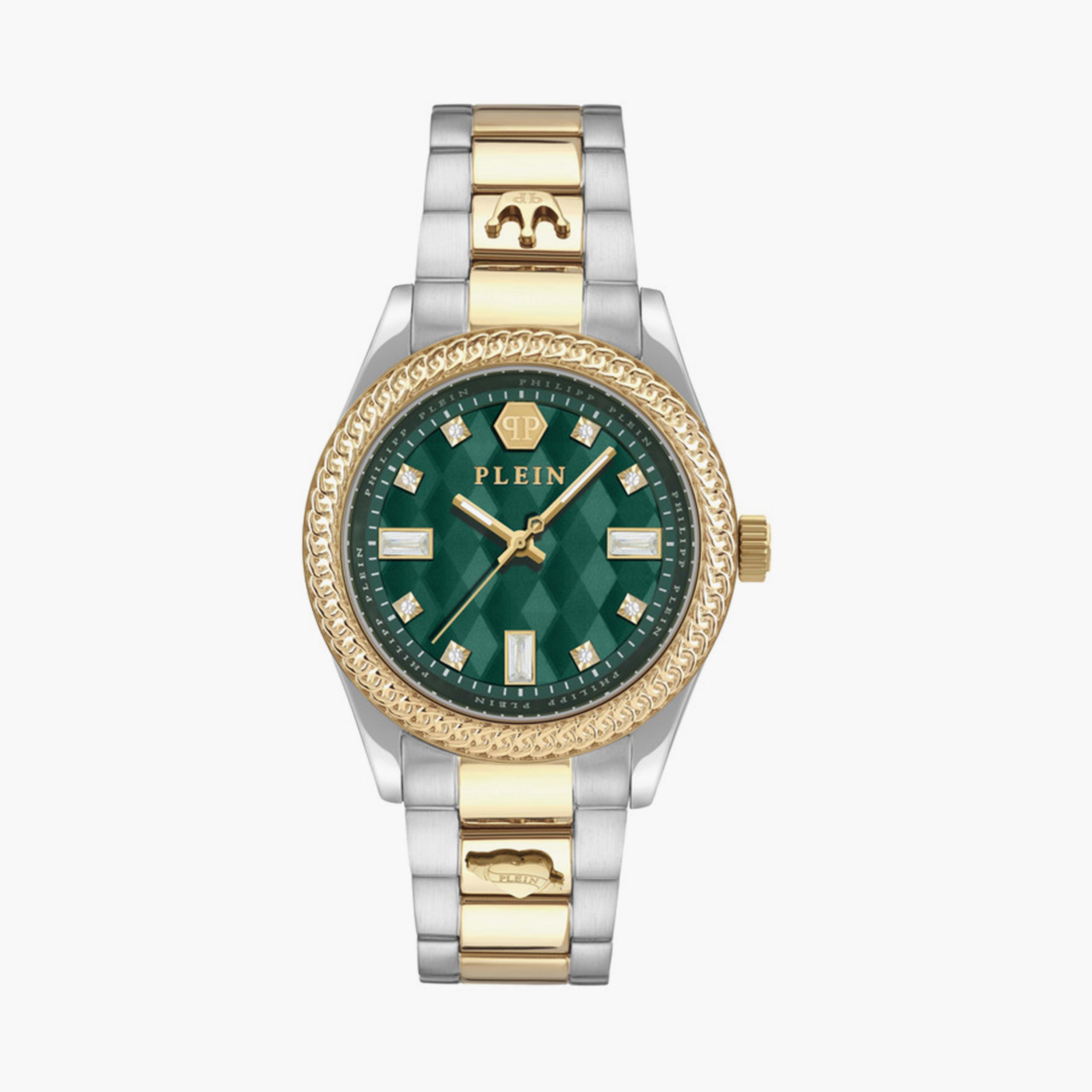 فيليب بلين - ساعة أنالوج للنساء حزام ستانلس ستيل 38 مم ذهبي | PWCDA0524-women-watchesandjewellery-watches-image-1