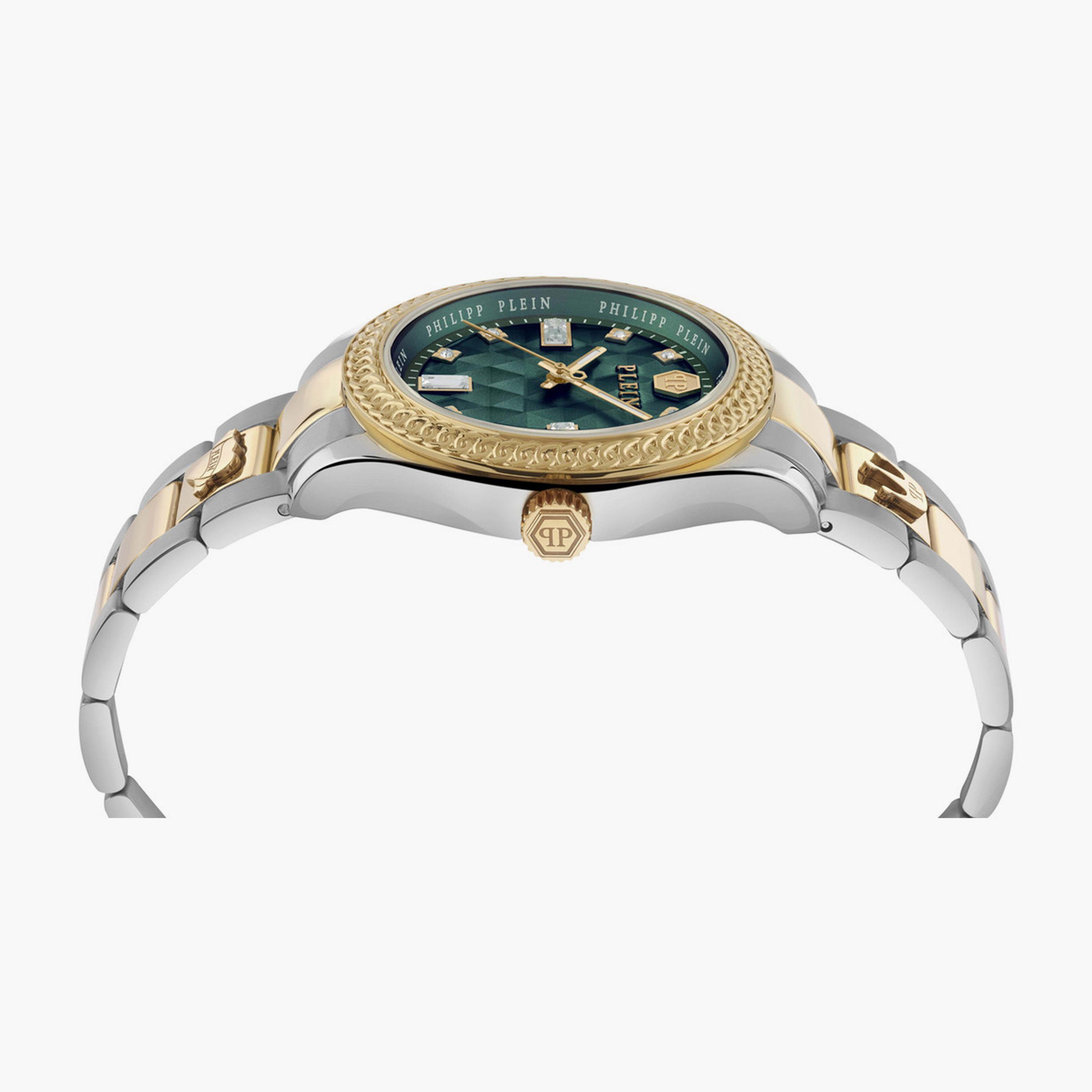 فيليب بلين - ساعة أنالوج للنساء حزام ستانلس ستيل 38 مم ذهبي | PWCDA0524-women-watchesandjewellery-watches-image-2