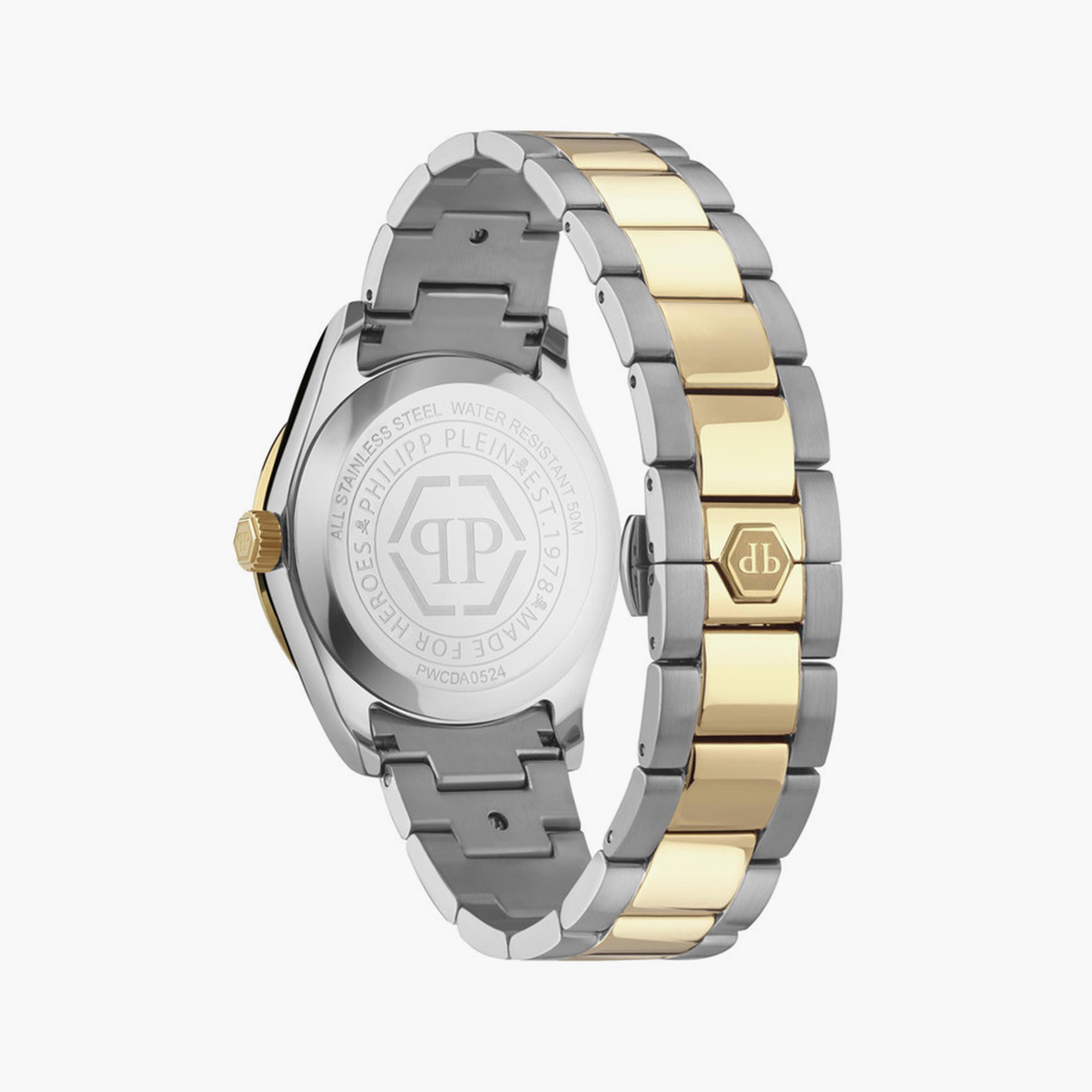 فيليب بلين - ساعة أنالوج للنساء حزام ستانلس ستيل 38 مم ذهبي | PWCDA0524-women-watchesandjewellery-watches-image-3