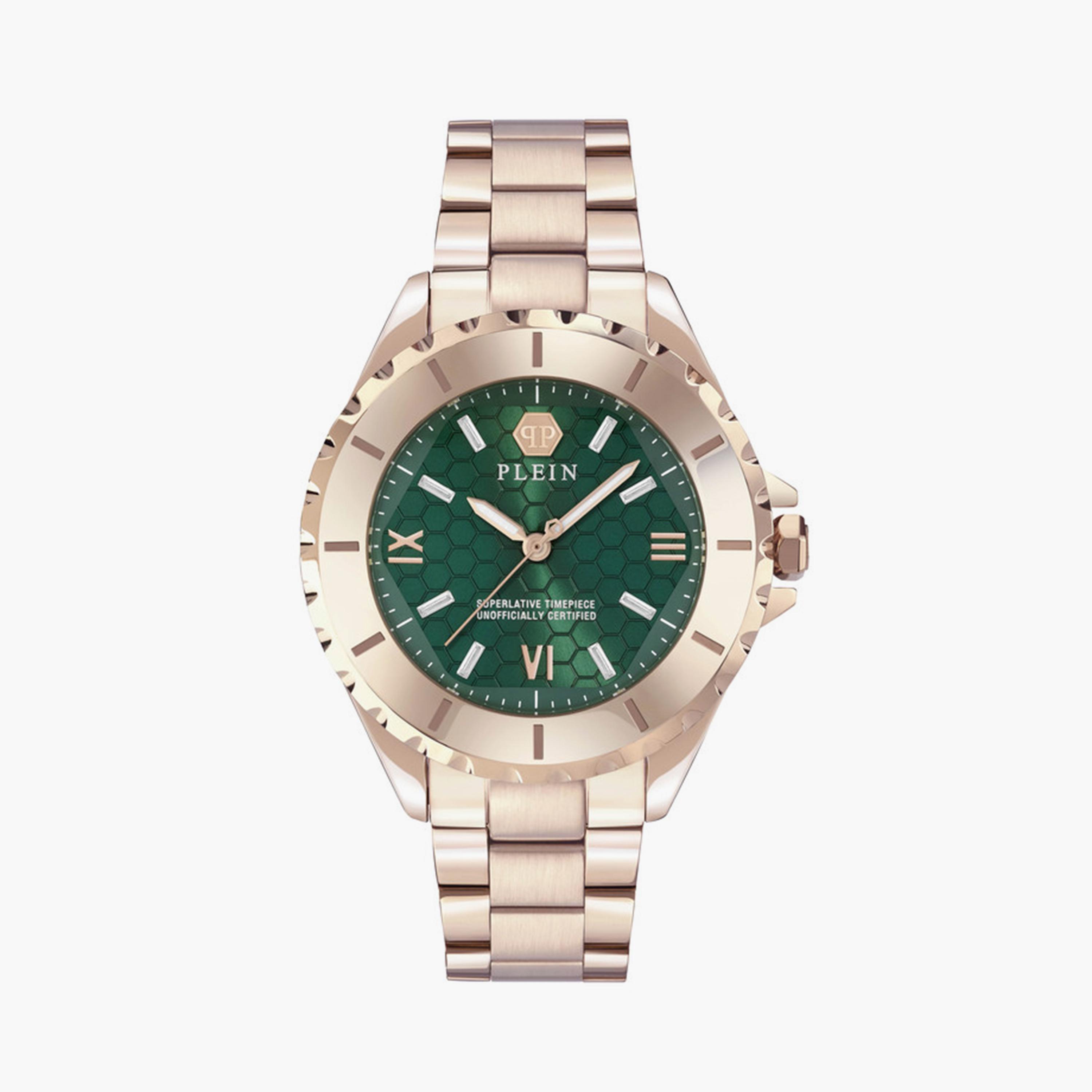 فيليب بلين - ساعة أنالوج للنساء حزام ستانلس ستيل 38 مم ذهبي | PWPOA0824-women-watchesandjewellery-watches-image-1