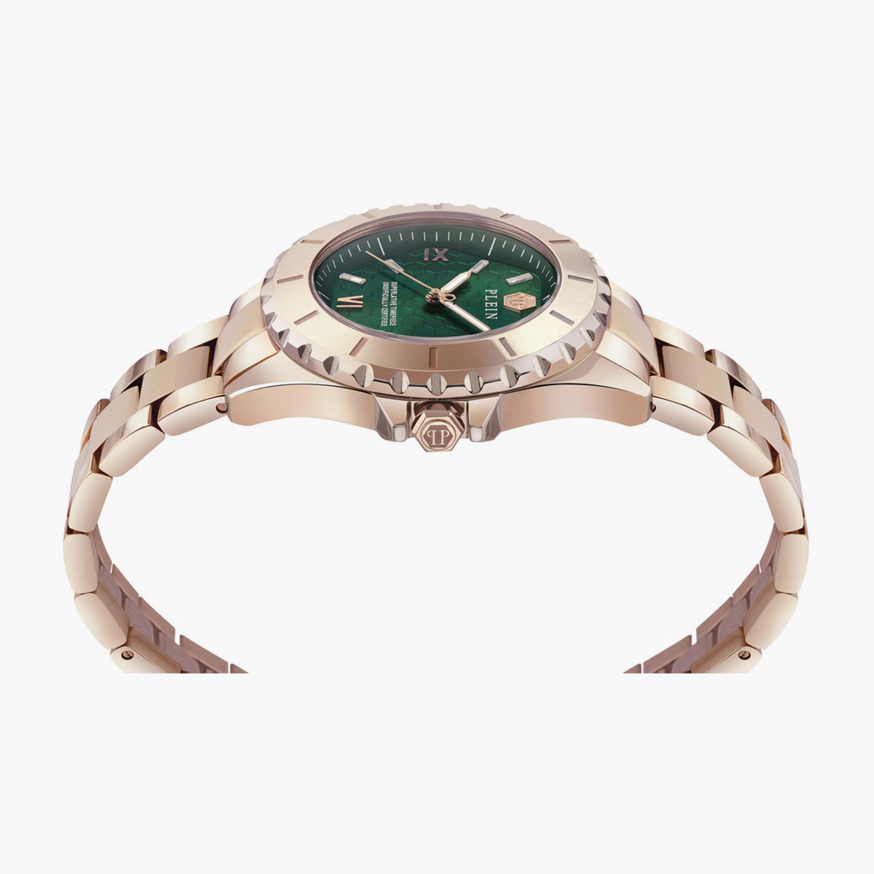 فيليب بلين - ساعة أنالوج للنساء حزام ستانلس ستيل 38 مم ذهبي | PWPOA0824-women-watchesandjewellery-watches-image-2