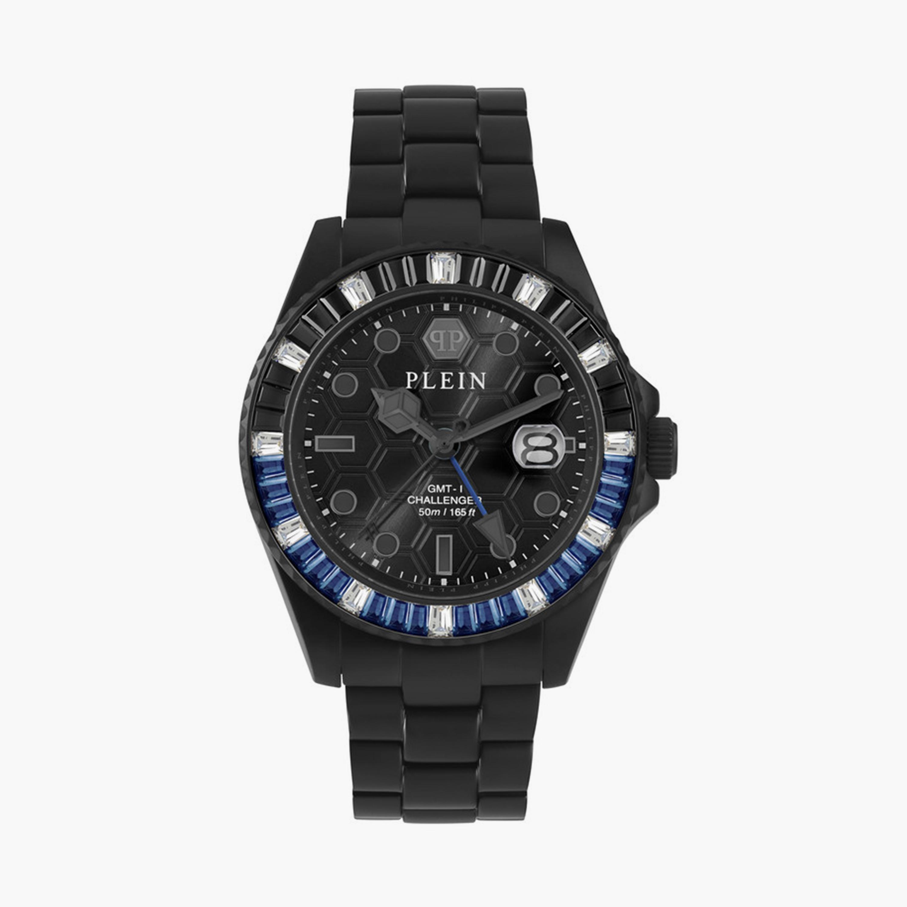 فيليب بلين - ساعة أنالوج للرجال حزام ستانلس ستيل 44 مم أسود | PWPZA0324-men-watchesandjewellery-watches-image-1