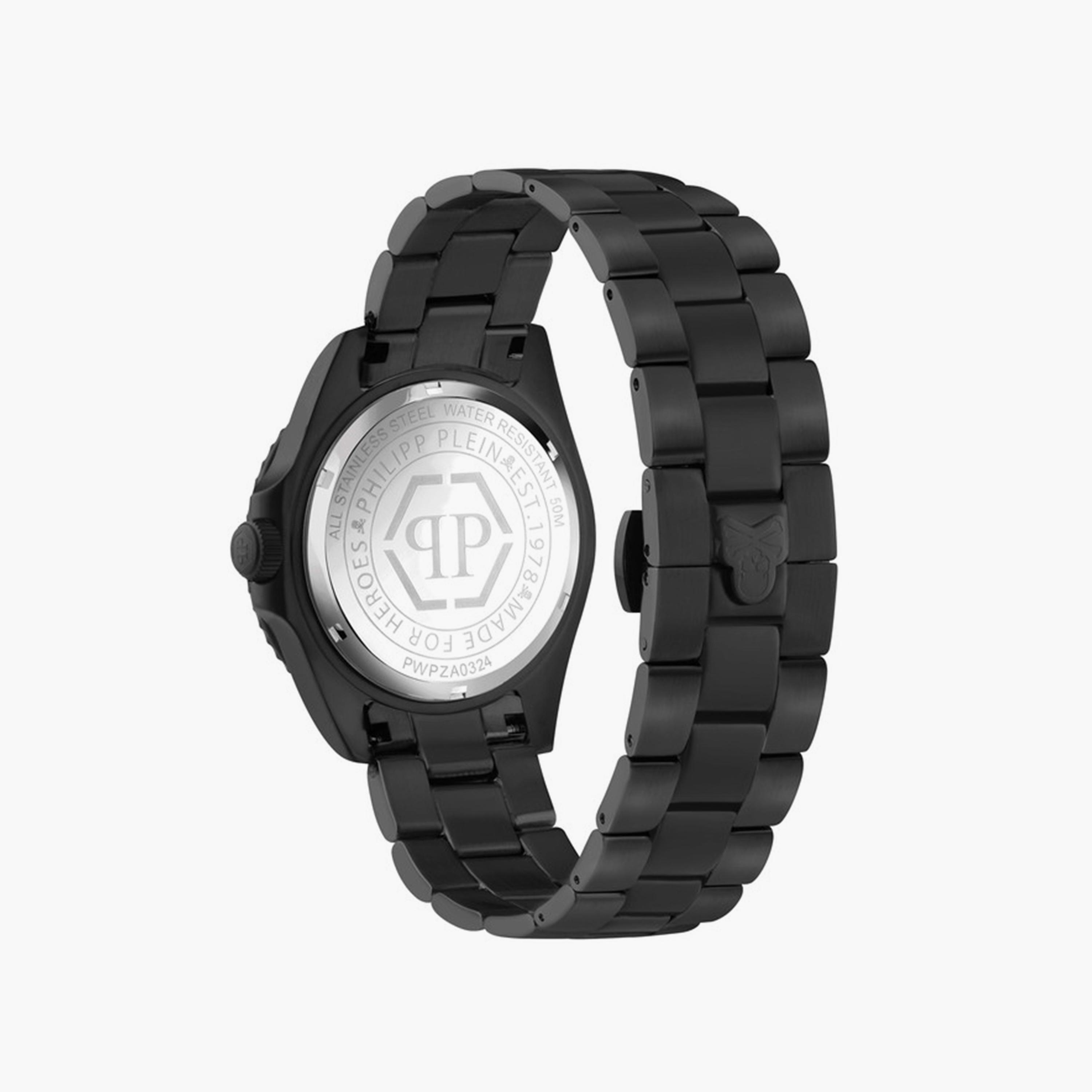 فيليب بلين - ساعة أنالوج للرجال حزام ستانلس ستيل 44 مم أسود | PWPZA0324-men-watchesandjewellery-watches-image-3