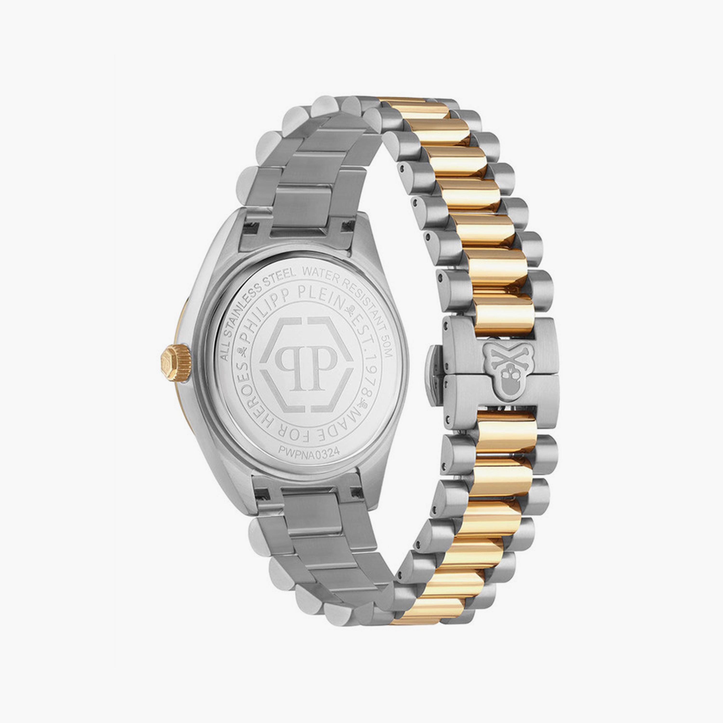 فيليب بلين - ساعة أنالوج للرجال حزام ستانلس ستيل 42 مم ذهبي | PWPNA0324-men-watchesandjewellery-watches-image-3