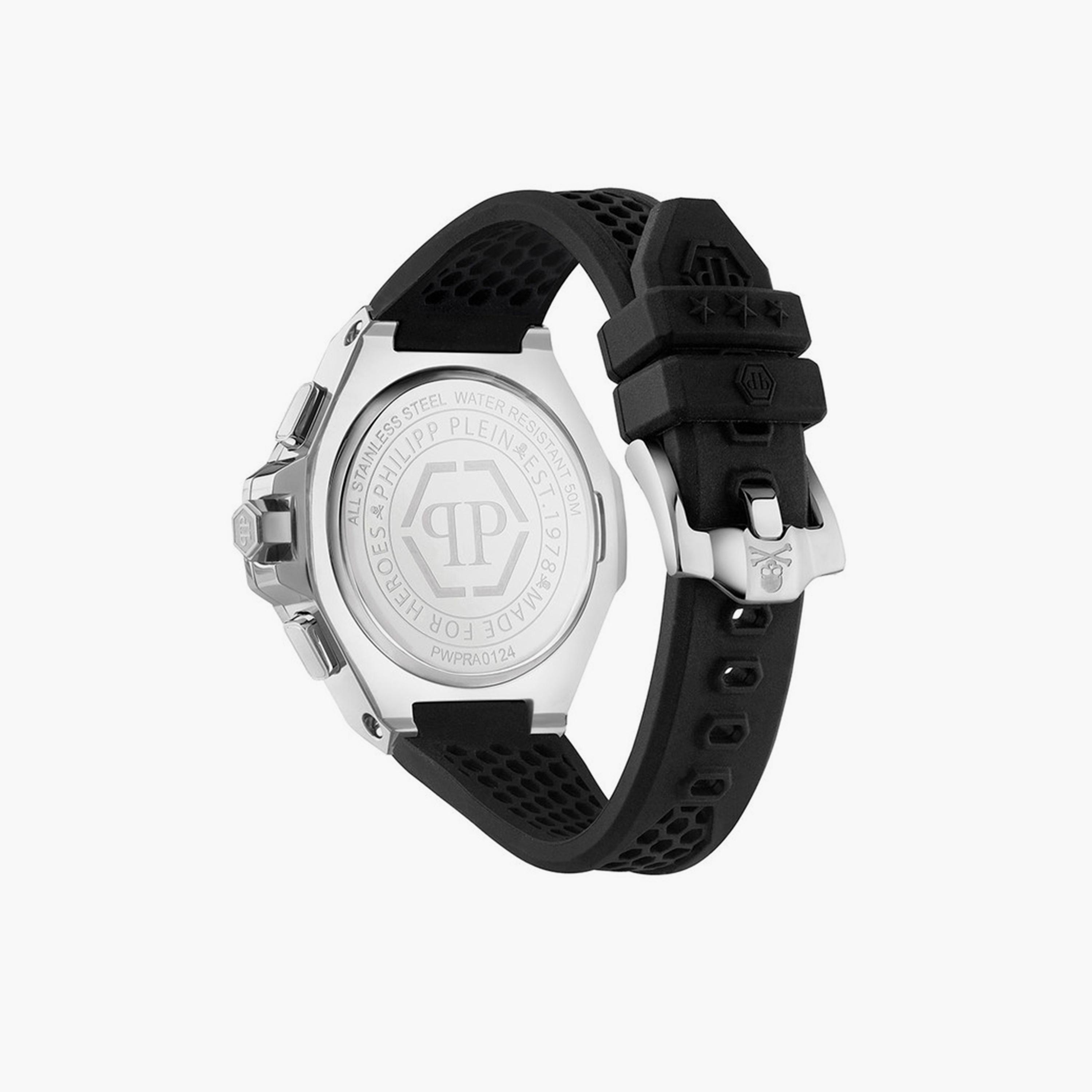 فيليب بلين - ساعة كرونوغراف للرجال حزام سيليكون 46 مم أسود | PWPRA0124-men-watchesandjewellery-watches-image-3