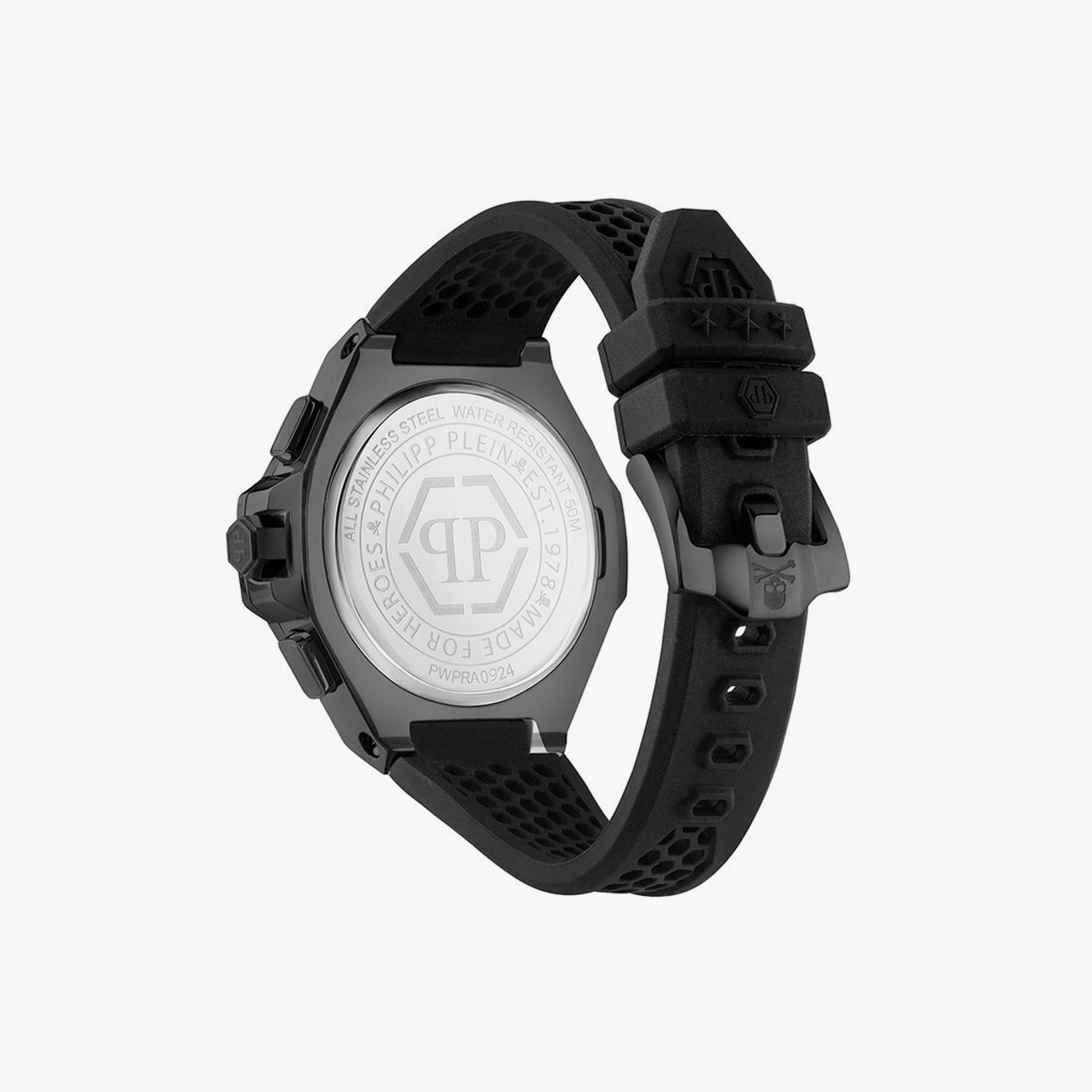 فيليب بلين - ساعة كرونوغراف للرجال حزام سيليكون 46 مم أسود | PWPRA0924-men-watchesandjewellery-watches-image-3