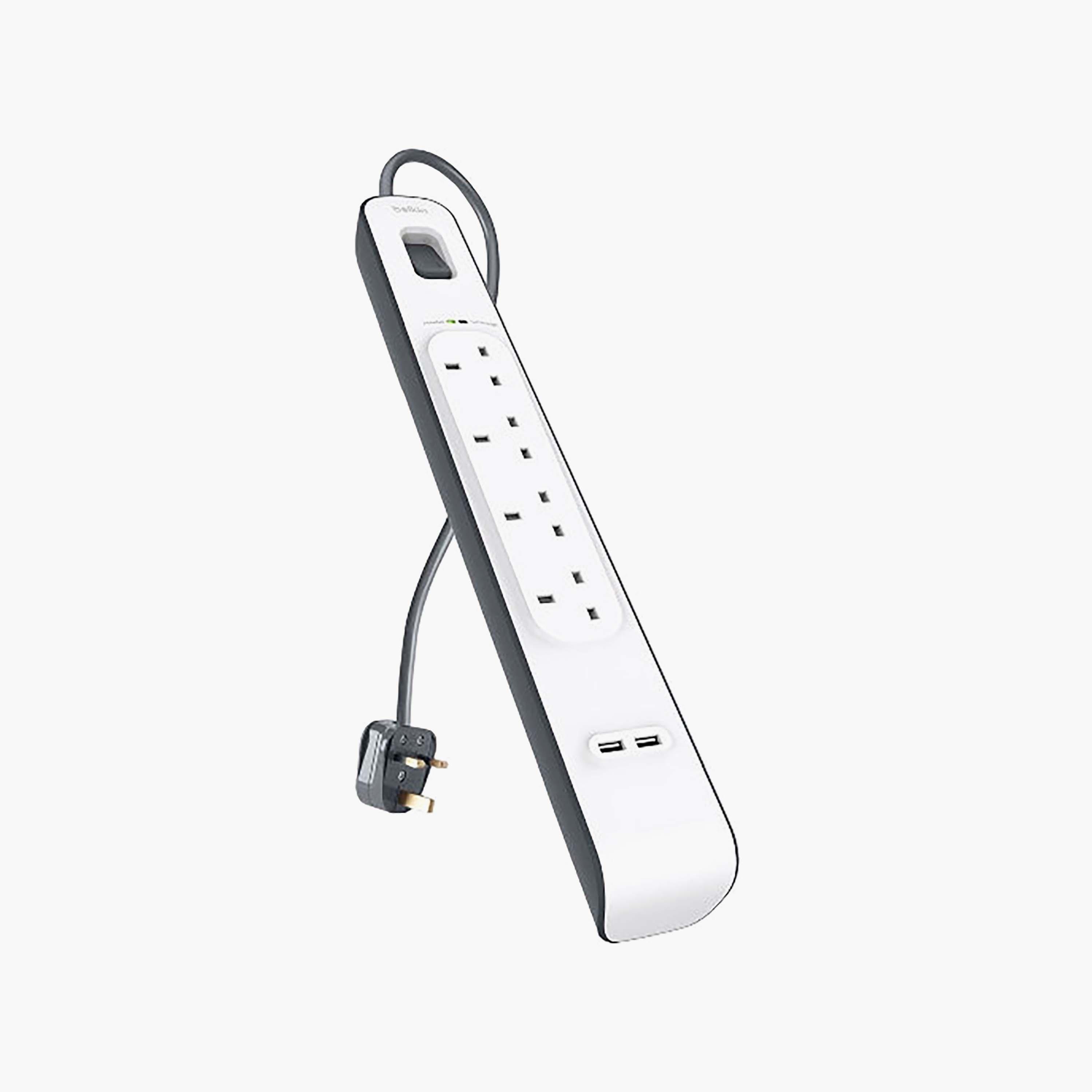 Belkin 4-Way Surge Protection Strip | BL-SRG-4OT-2USBUK-electronics-accessories-computeraccesories-image-1