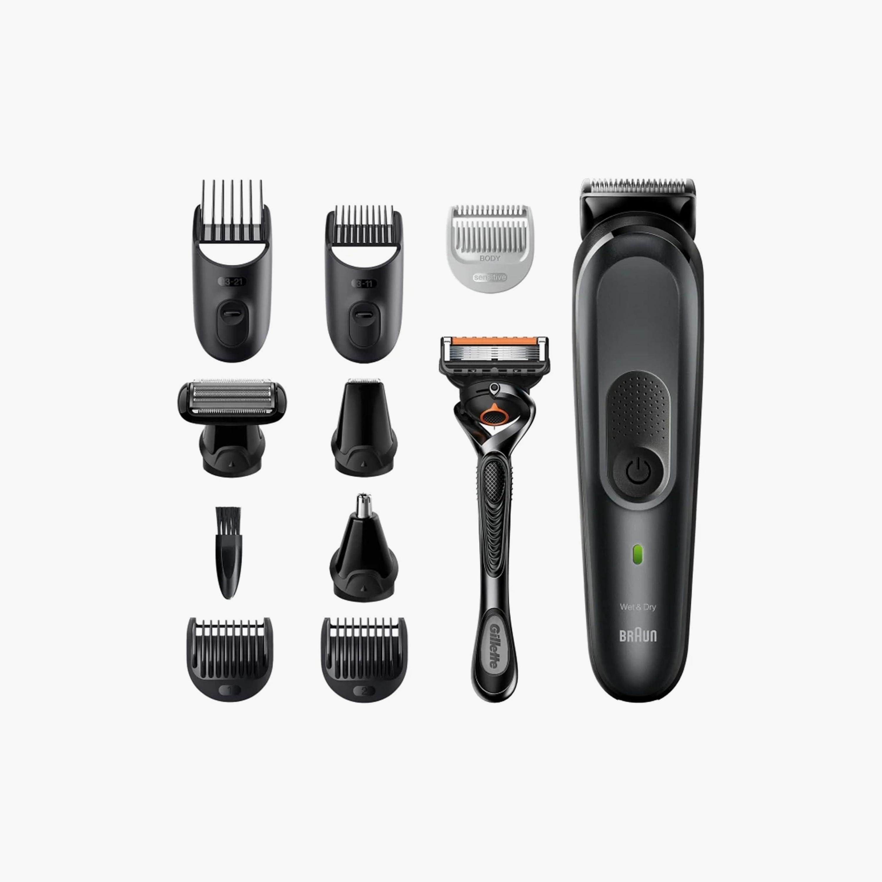 ماكينة حلاقة اللحية MGK7331 10 في 1 من براون + ماكينة حلاقة جيليت بروجلايد | MGK-7331-beautyandpersonalcare-mens-shaving-image-1