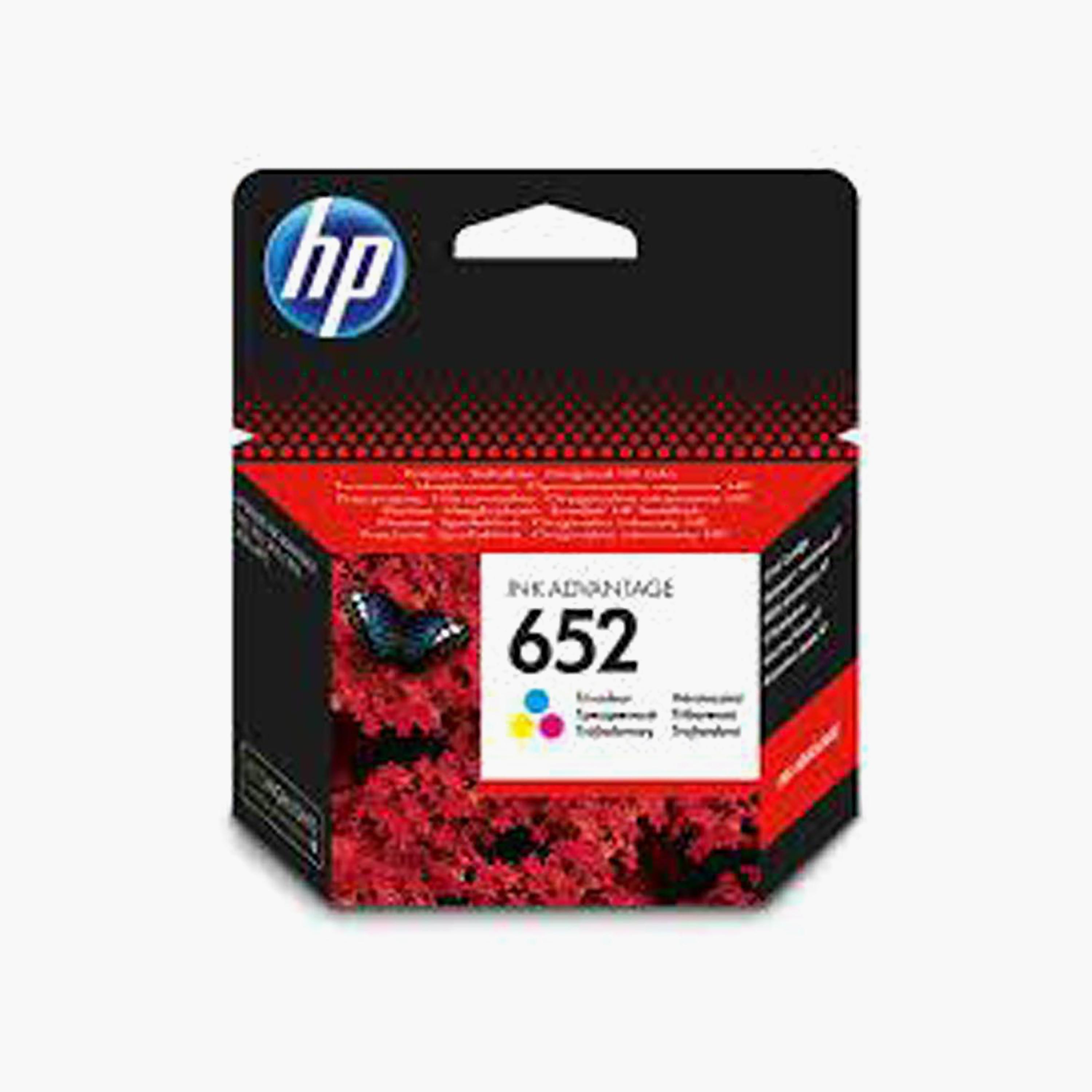 إتش بي 652 خرطوشة حبر أصلية ثلاثية الألوان | F6V24AE-electronics-accessories-computeraccesories-image-1