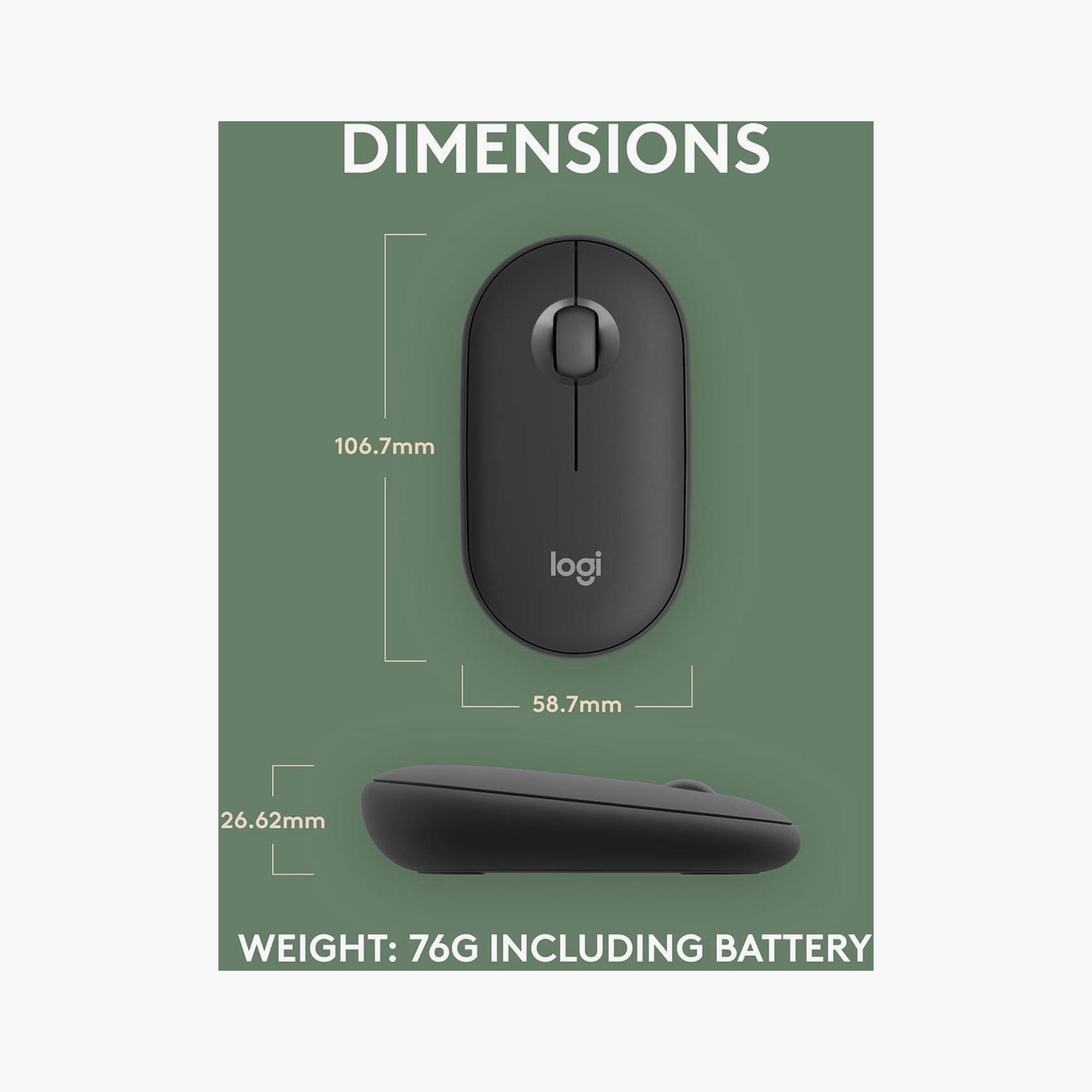 Logitech Pebble Mouse 2 M350s Slim Bluetooth Wireless Mouse Graphite | 910-007015-electronics-accessories-computeraccesories-image-4
