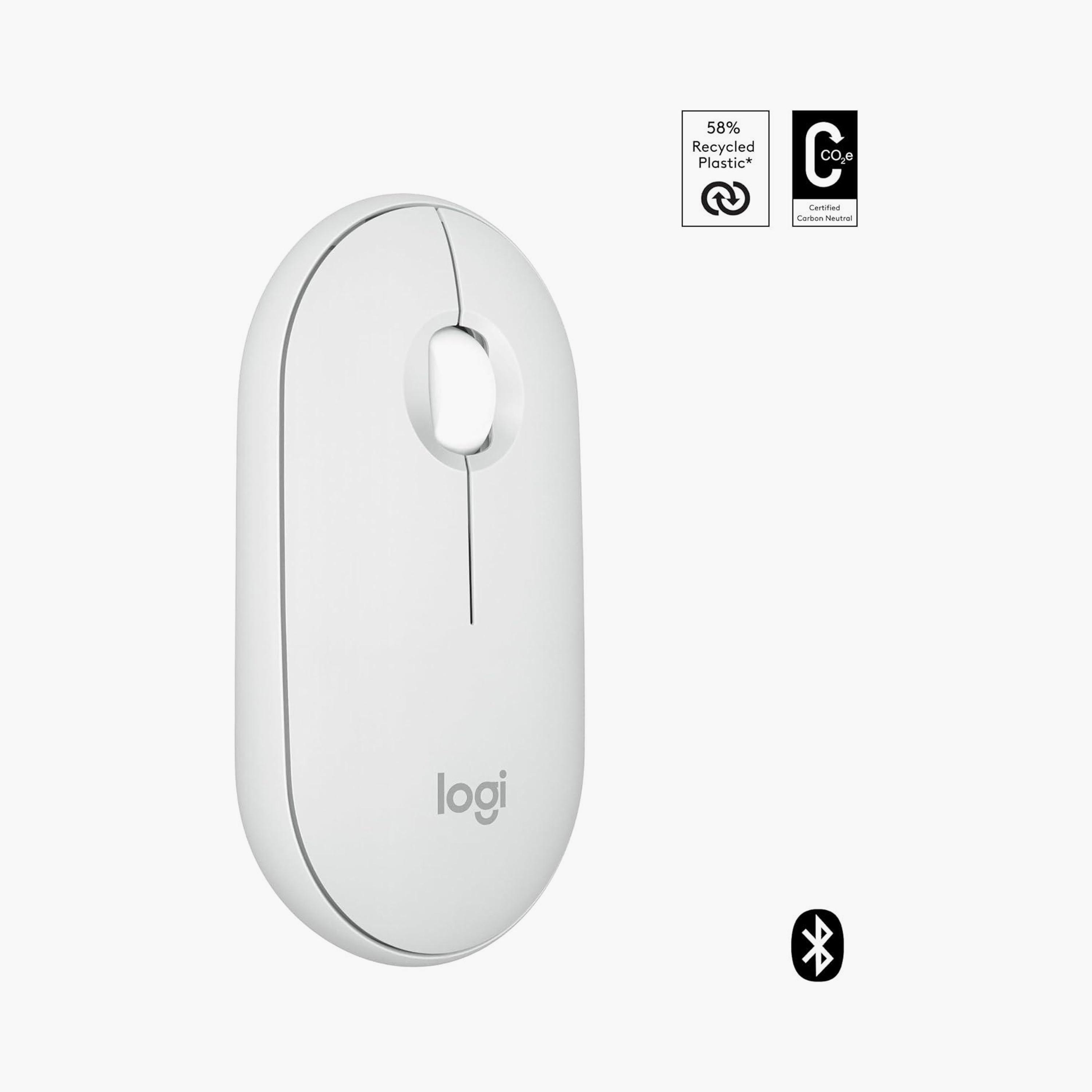 Logitech Pebble Mouse 2 M350s Slim Bluetooth Wireless Mouse White | 910-007013-electronics-accessories-computeraccesories-image-2