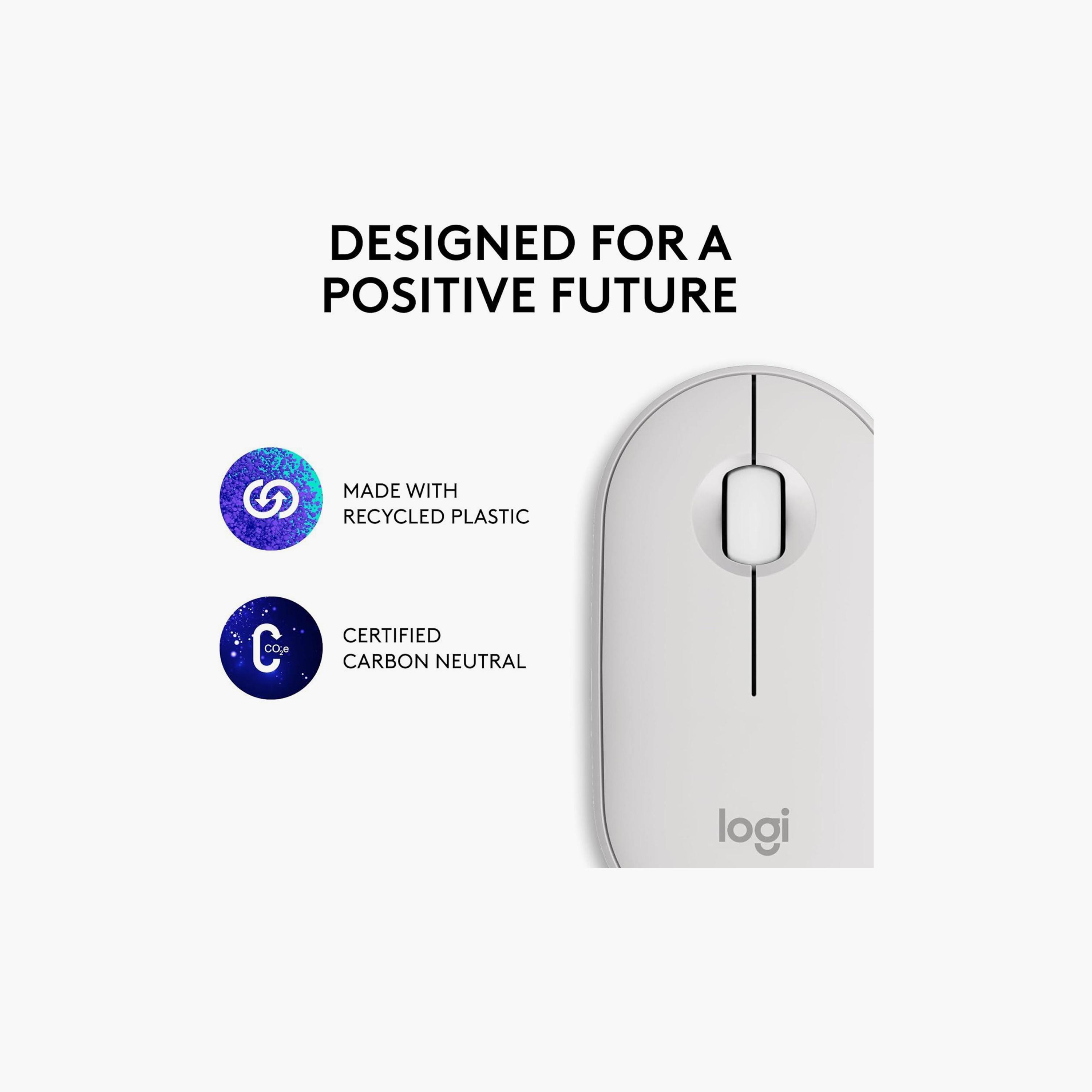 Logitech Pebble Mouse 2 M350s Slim Bluetooth Wireless Mouse White | 910-007013-electronics-accessories-computeraccesories-image-4