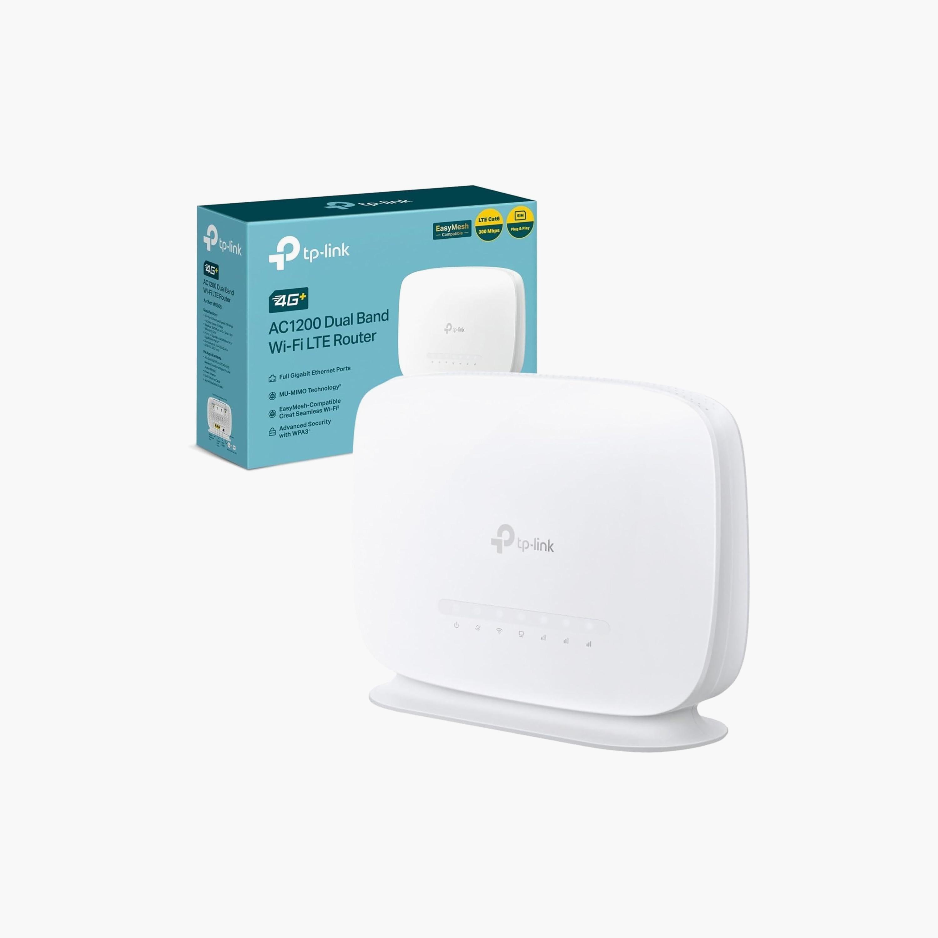 راوتر تي بي لينك لاسلكي جيجابايت 4G+ Cat6 AC1200 ثنائي النطاق من تي بي لينك | ARCHER MR505-electronics-accessories-computeraccesories-image-5