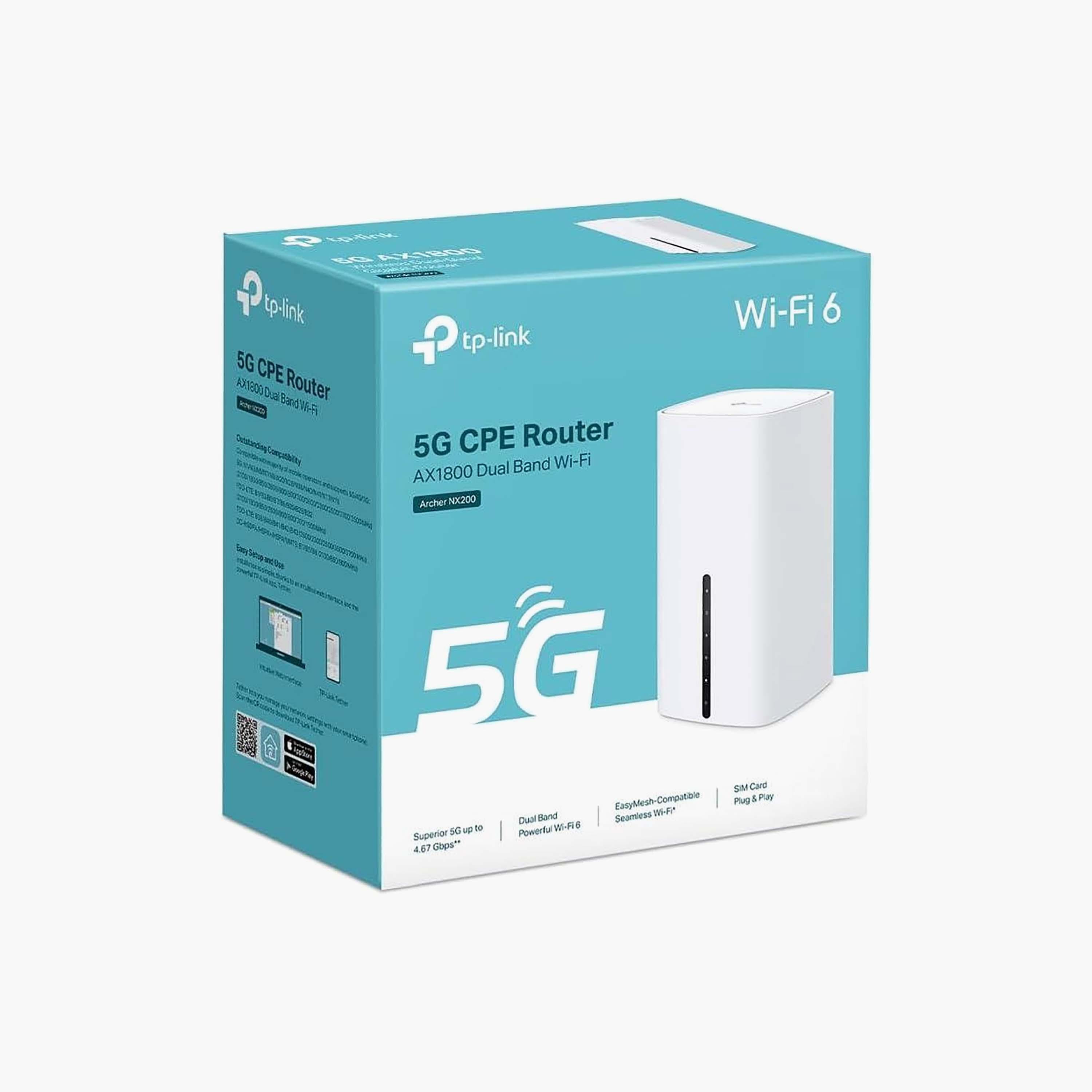 راوتر تي بي لينك لاسلكي جيجابايت 5G AX1800 ثنائي النطاق واي فاي 6، أبيض من تي بي لينك | ARCHER NX200-electronics-accessories-computeraccesories-image-8