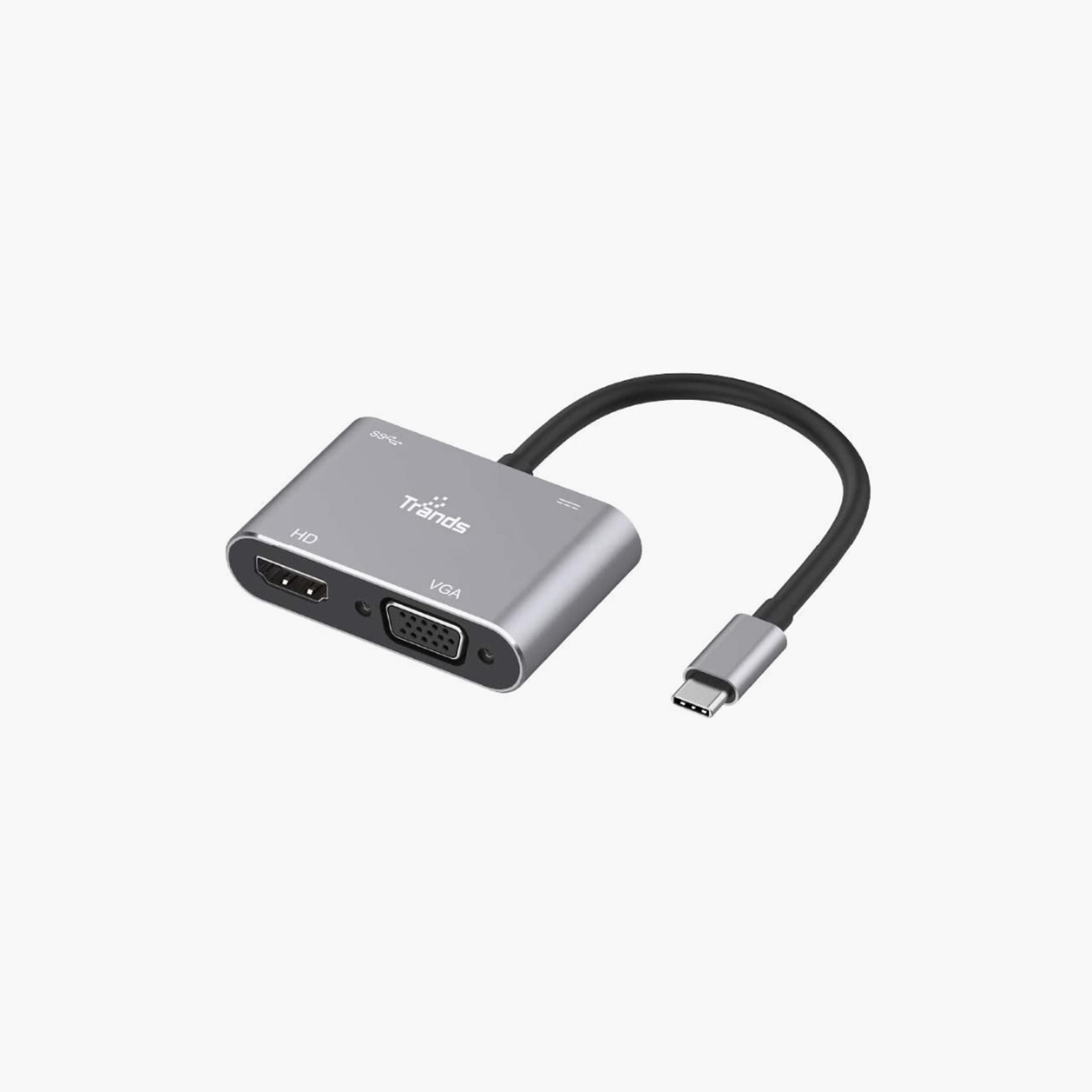 Trands Adapter TR-CA5857 Grey | TR-CA5857-electronics-accessories-mobileaccesories-image-1