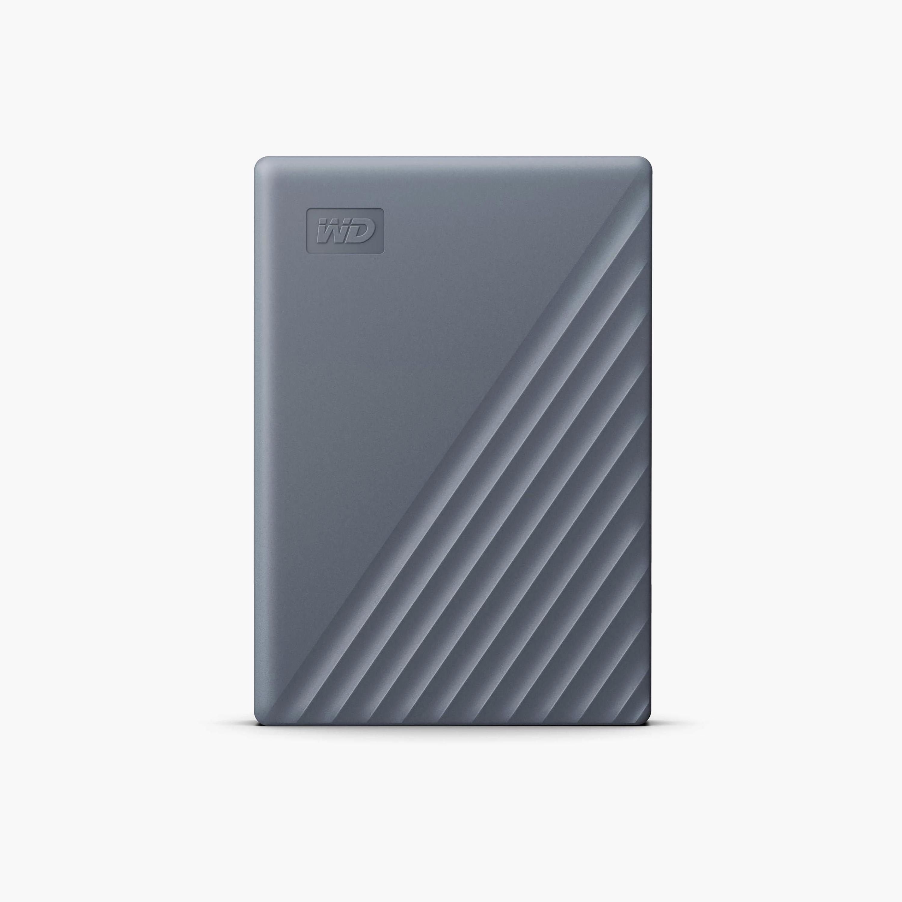 Western Digital My Passport Hard Drive USB3.2 5TB Grey | WDBRMD0050BGY-WESN-electronics-accessories-computeraccesories-image-1