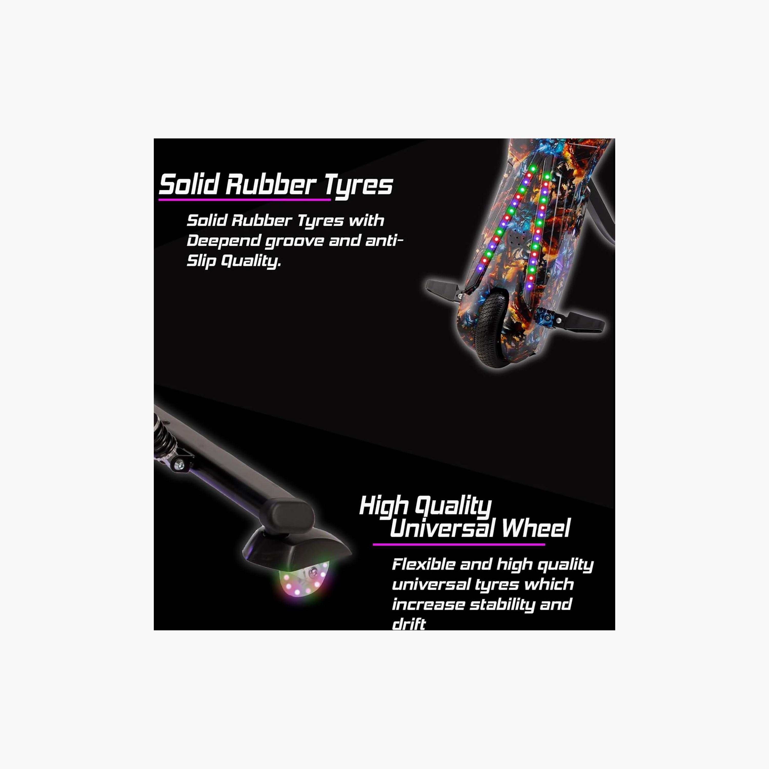 Mytoys Kids Drift Scooter: 3D Steering, Power Sliding Fun | MT143-sports-gear-scooters-image-2