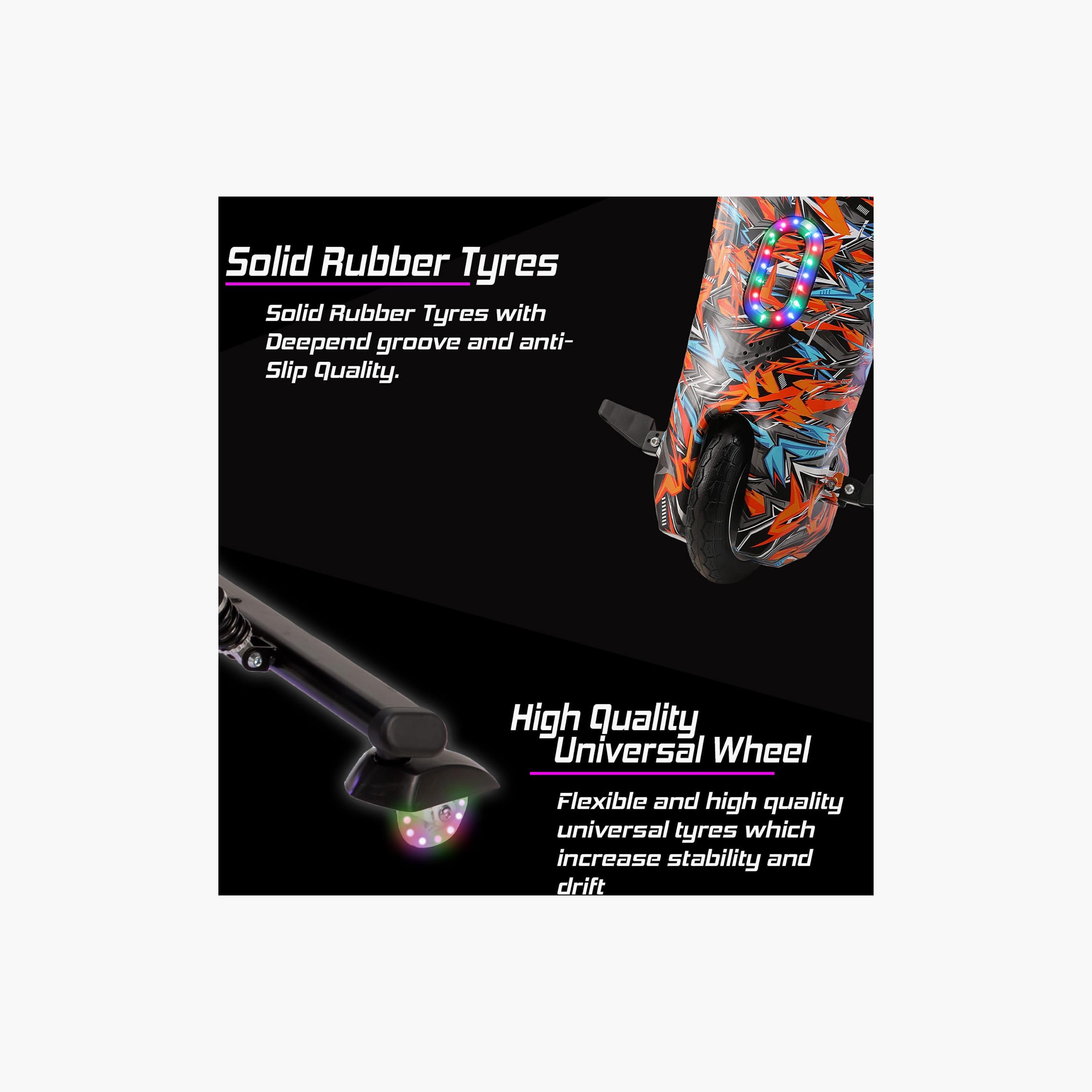 Mytoys Kids Drift Scooter: 3D Steering, Power Sliding Fun | MT707-sports-gear-scooters-image-2