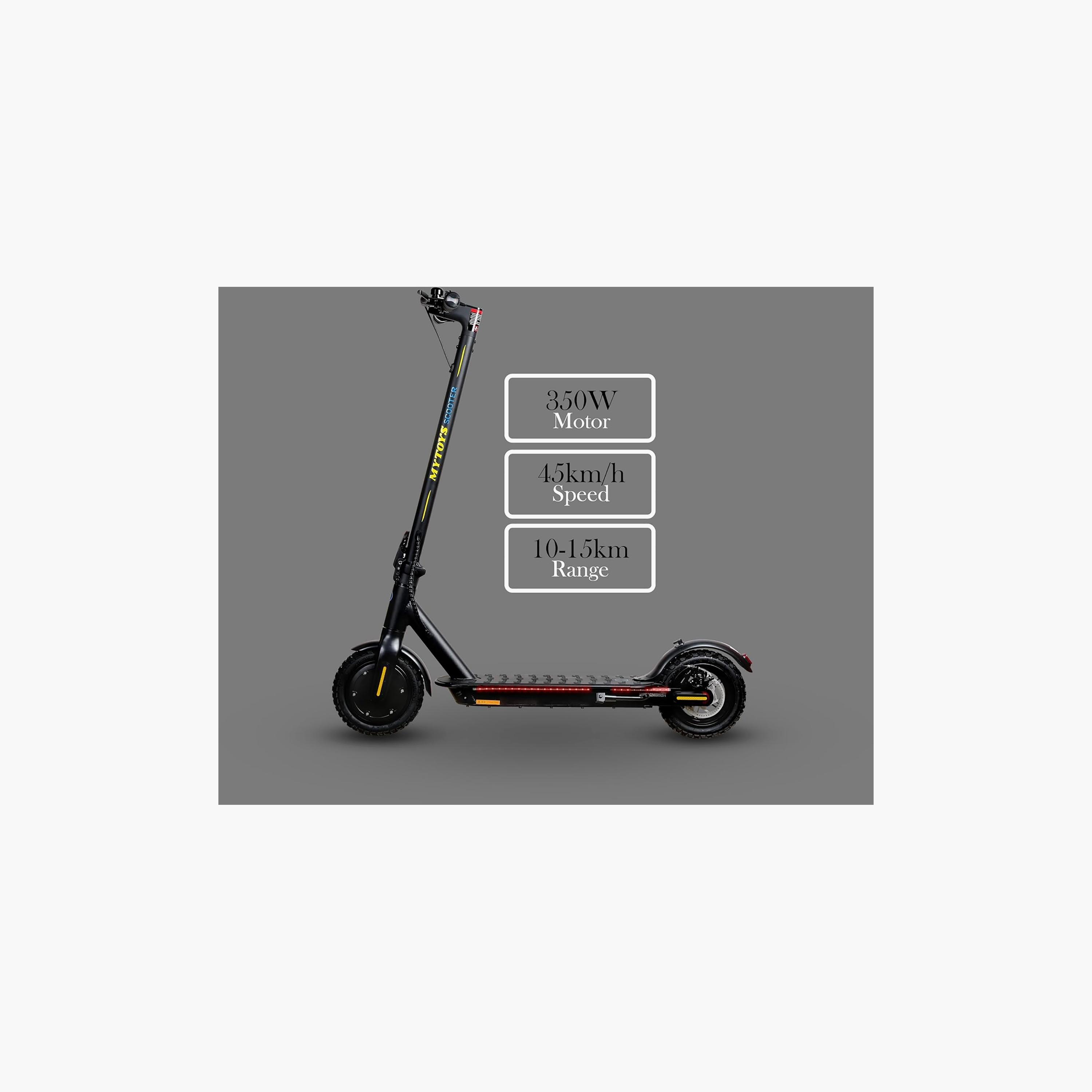 Mytoys Kids Electric Scooter: Safe, Silent & Smart, Foldable, App-Controlled, 350W Motor | MT750-sports-gear-scooters-image-1