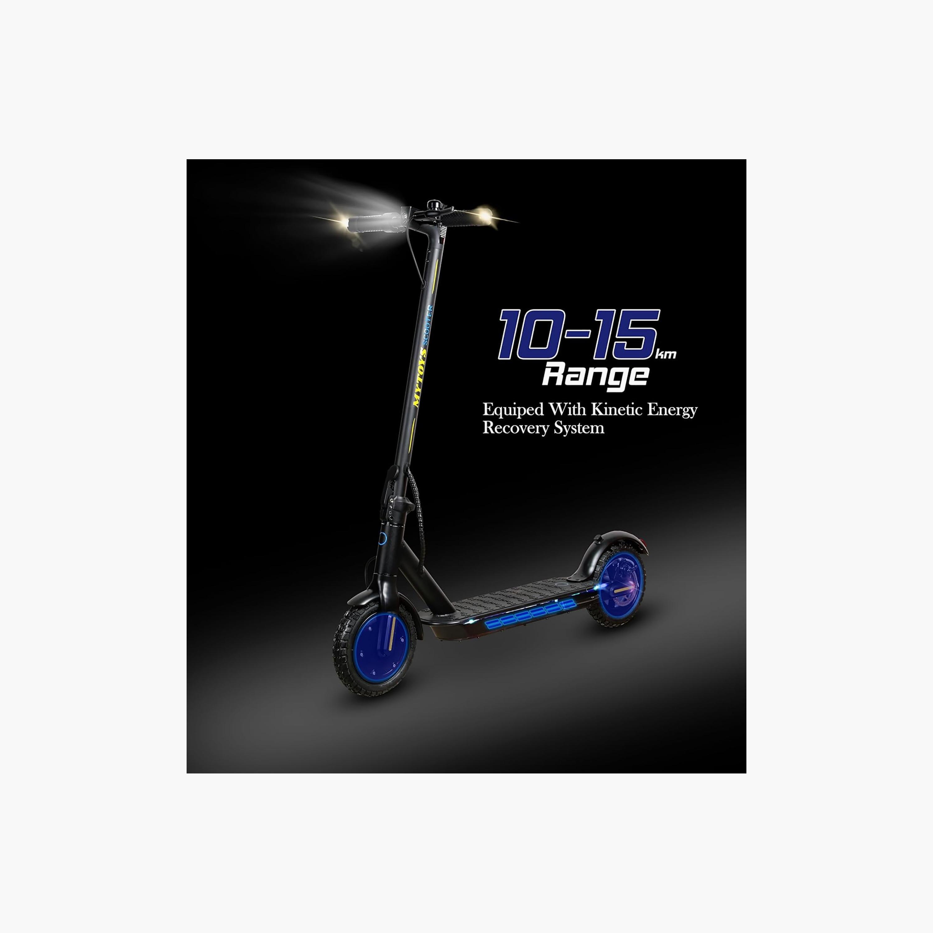 Mytoys Kids Electric Scooter: Safe, Silent & Smart, Foldable, App-Controlled, 350W Motor | MT750-sports-gear-scooters-image-2