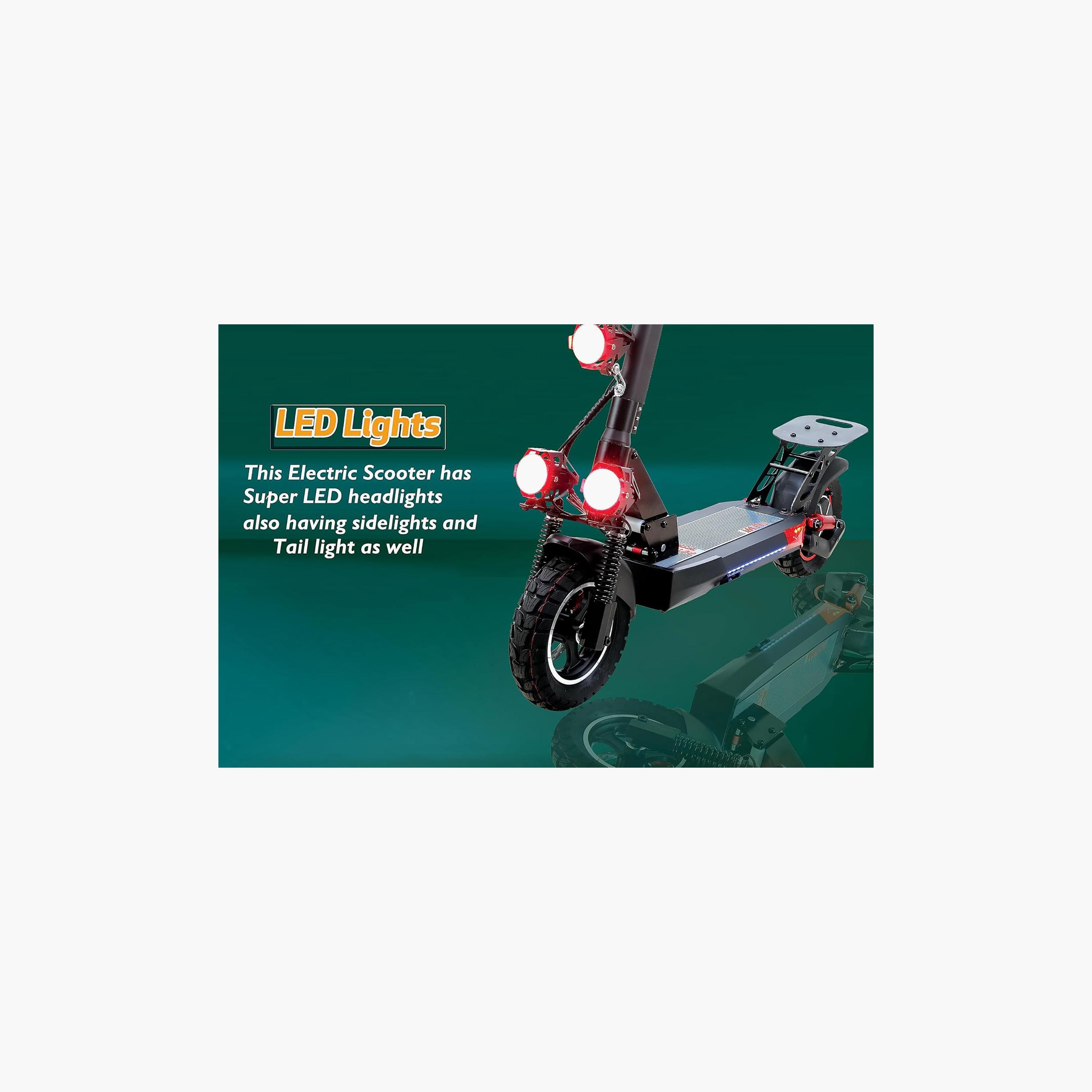 Mytoys Kids Electric Scooter: 55km/h, 40km Range, Foldable, 750W Motor | MT908-sports-gear-scooters-image-4