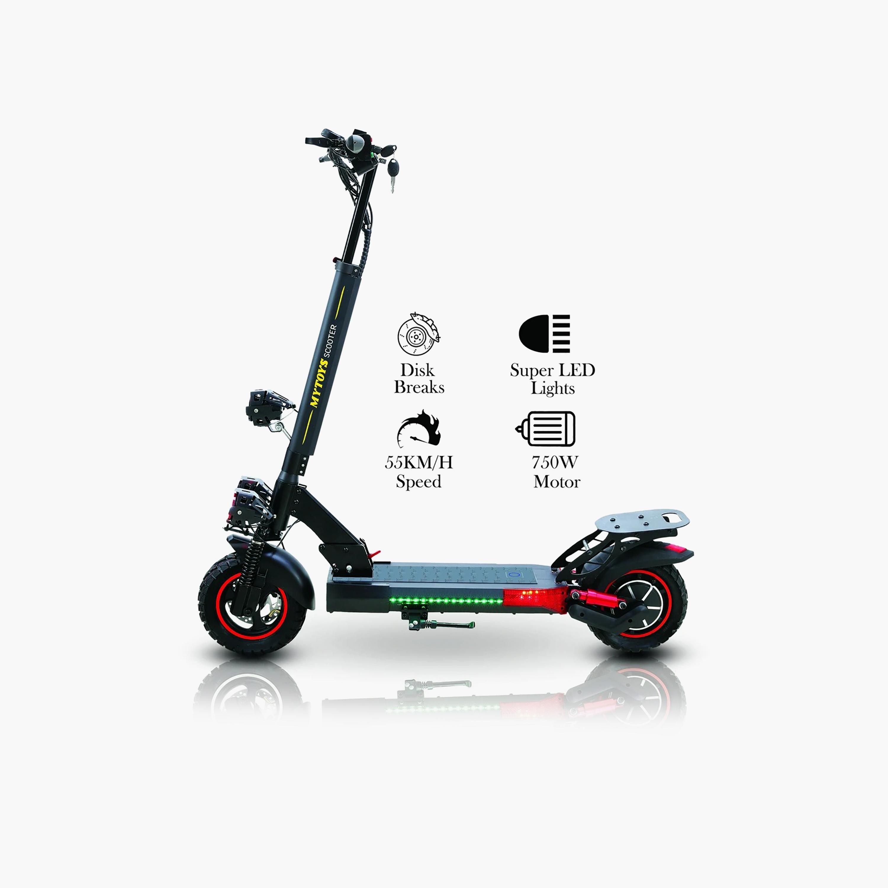 سكوتر كهربائي للأطفال من مايتويز: 55 كم/ساعة، مدى 35 كم، محرك 750 واط | MT958-sports-gear-scooters-image-3