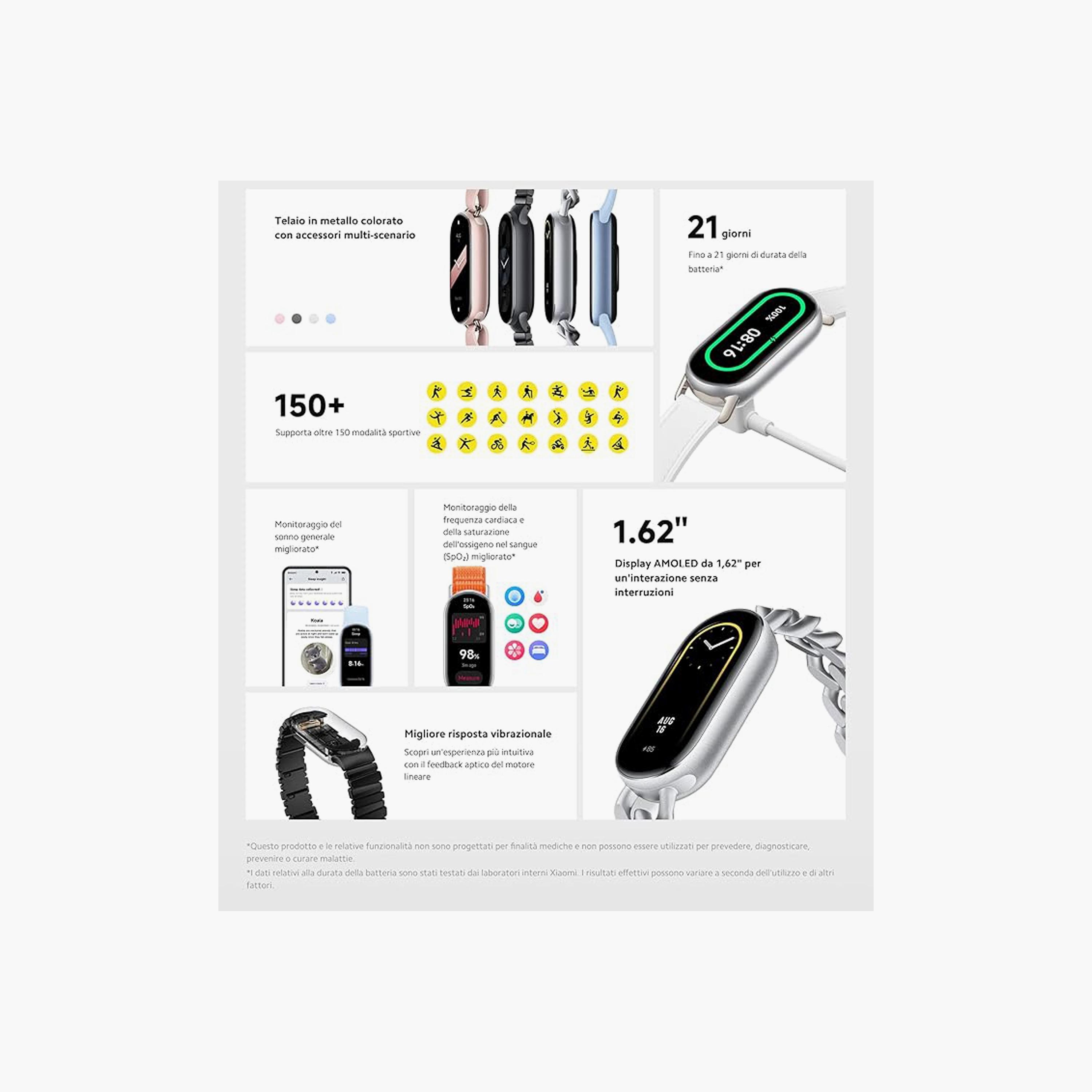 Xiaomi Smart Band 9 - Glacier Silver | BHR8340GL-electronics-smartwatches-image-5