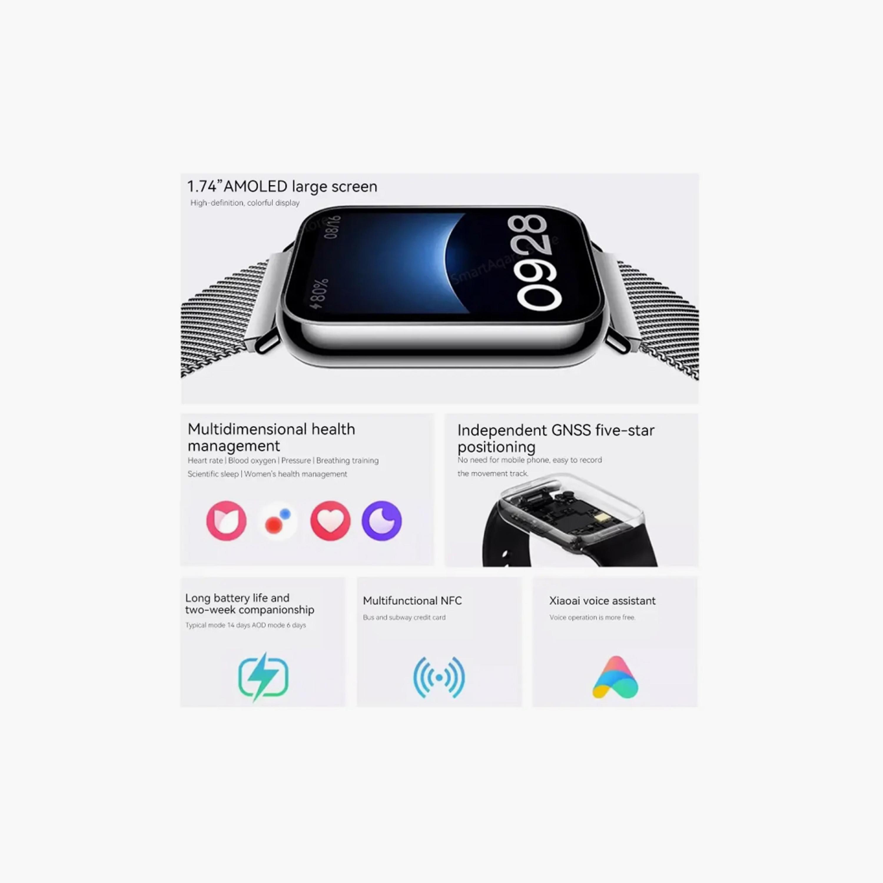 Xiaomi Smart Band 8 Pro - Light Grey | BHR8007GL-electronics-smartwatches-image-5