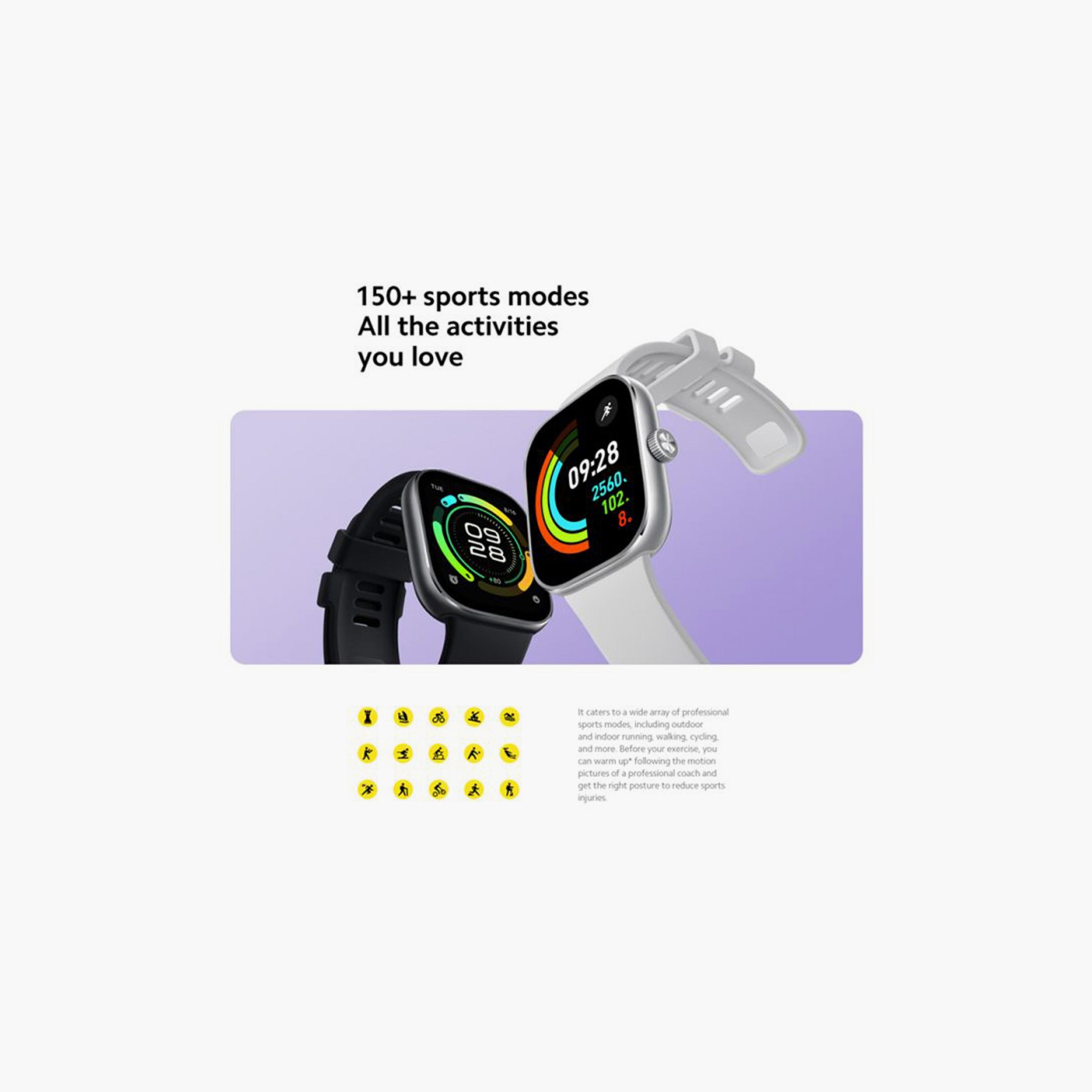 Xiaomi Redmi Watch 4 Smart Watch - Silver | BHR7848GL-electronics-smartwatches-image-6