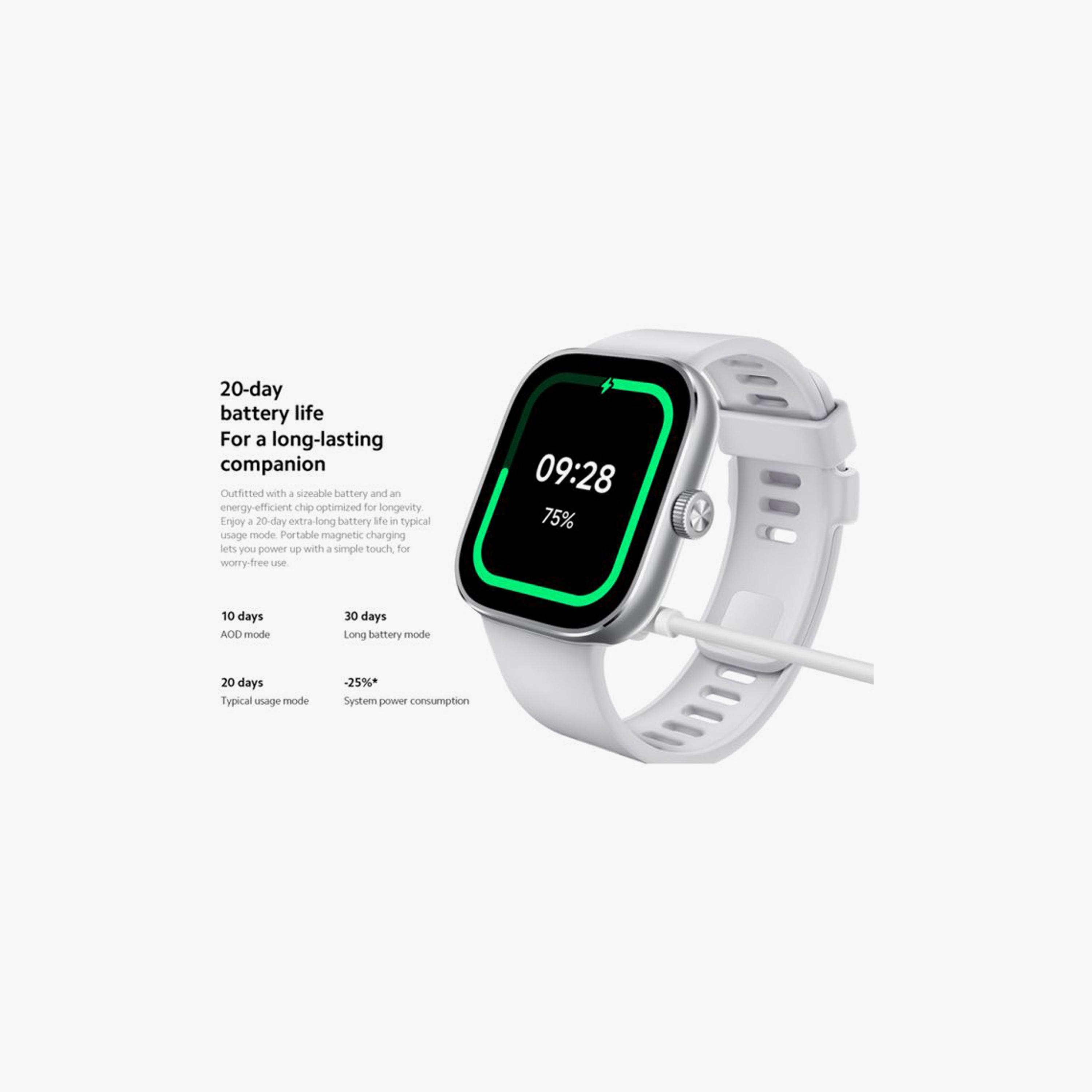 Xiaomi Redmi Watch 4 Smart Watch - Silver | BHR7848GL-electronics-smartwatches-image-7