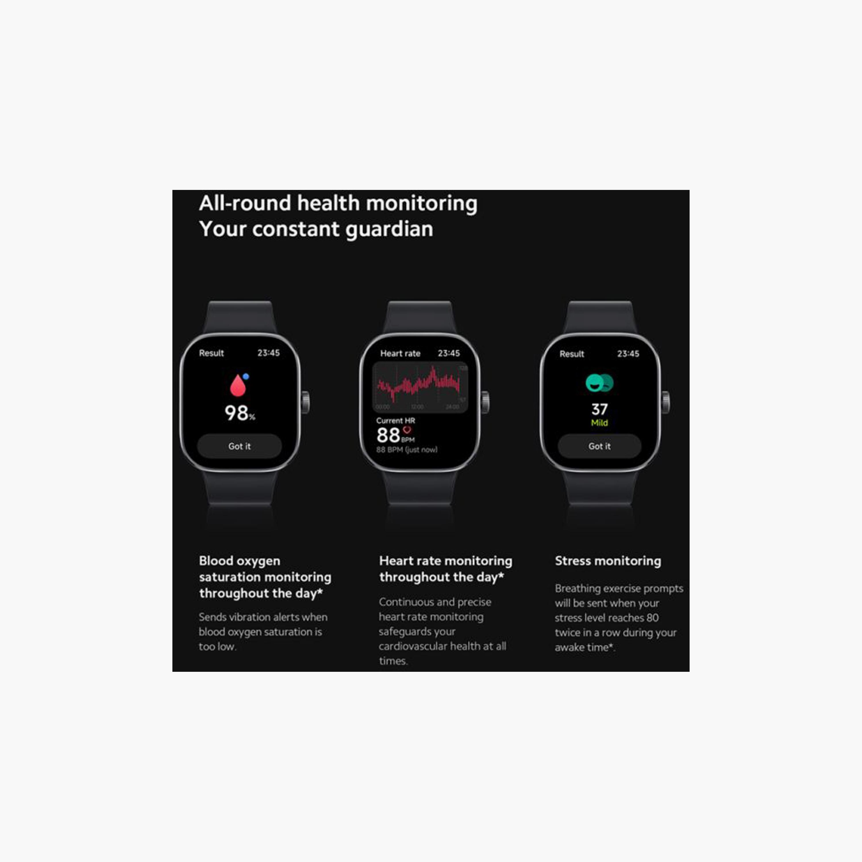 Xiaomi Redmi Watch 4 Smart Watch - Obsidian Black | BHR7854GL-electronics-smartwatches-image-16