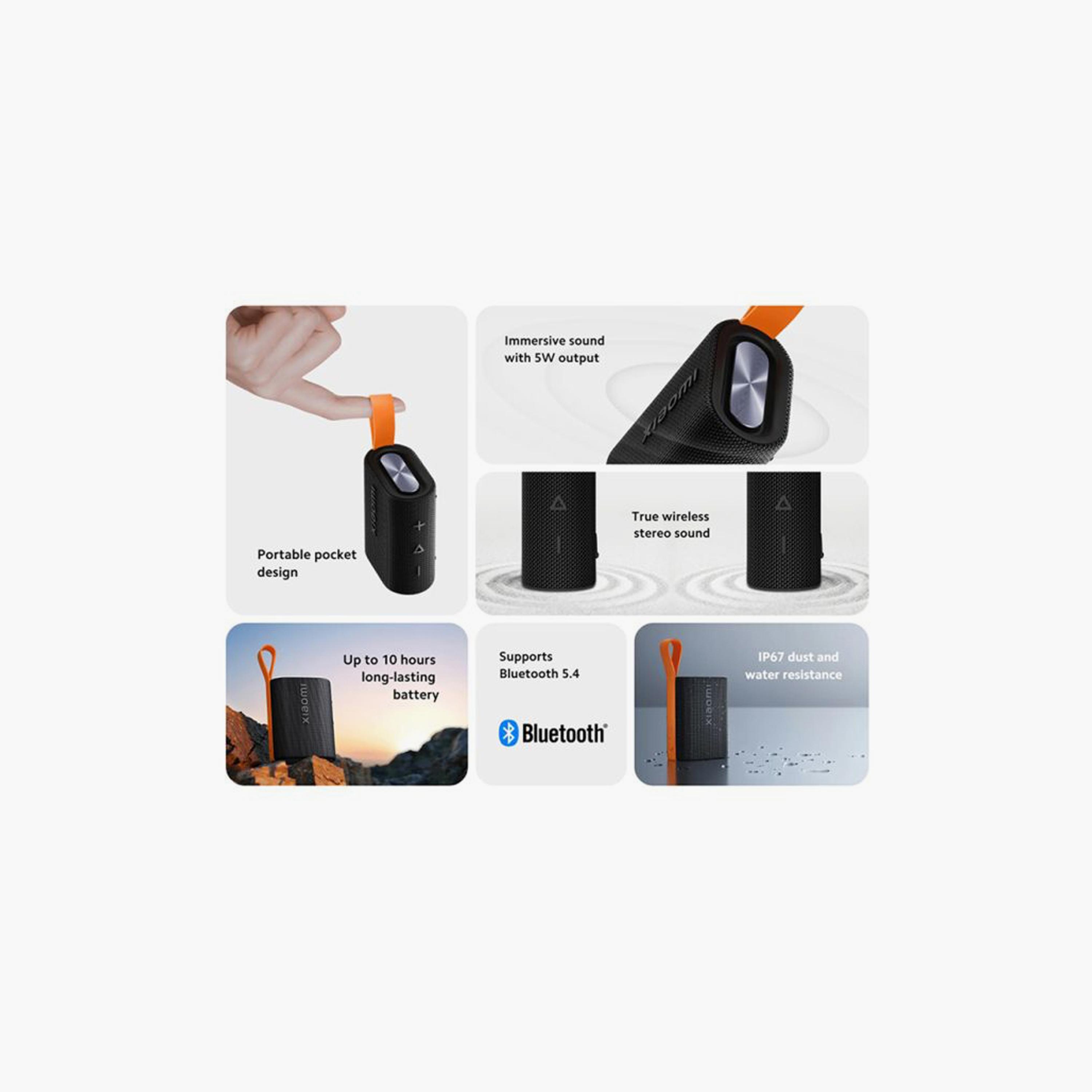 Xiaomi Sound Outdoor 5W - Black | QBH4269GL-electronics-speakers-image-5