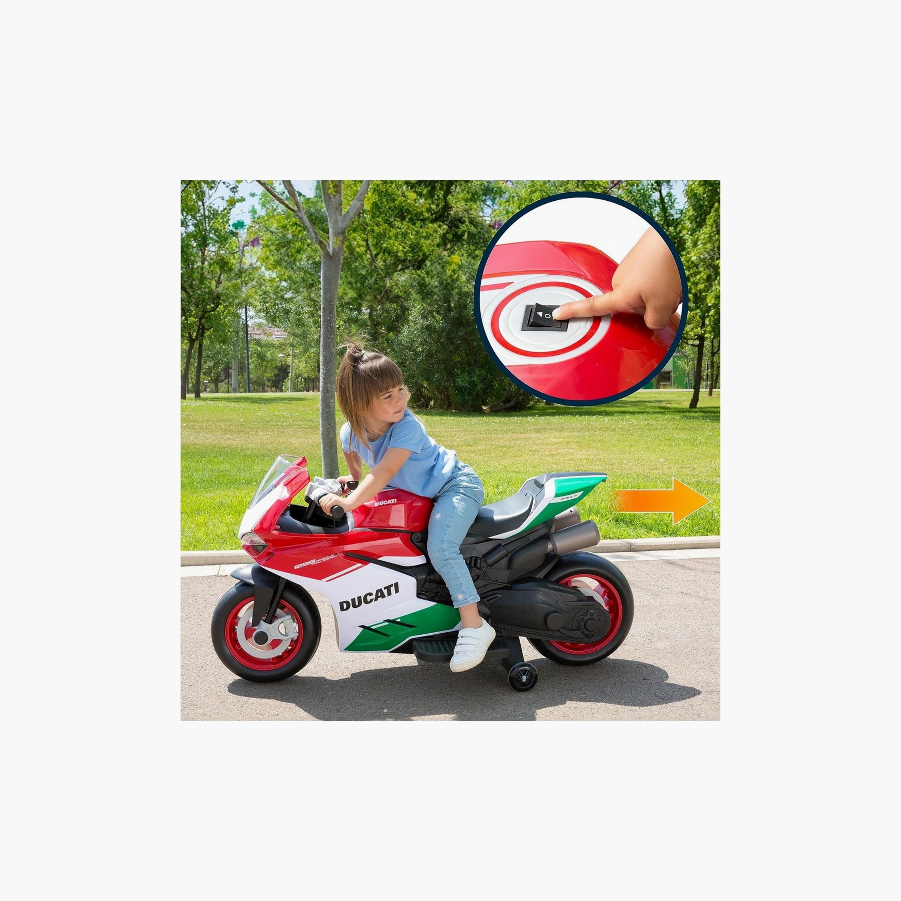 MYTS 12V Electric Ducati Sport Ride-On Bike - Red-toys-outdoor-bikesandrideons-manualrideons-image-2