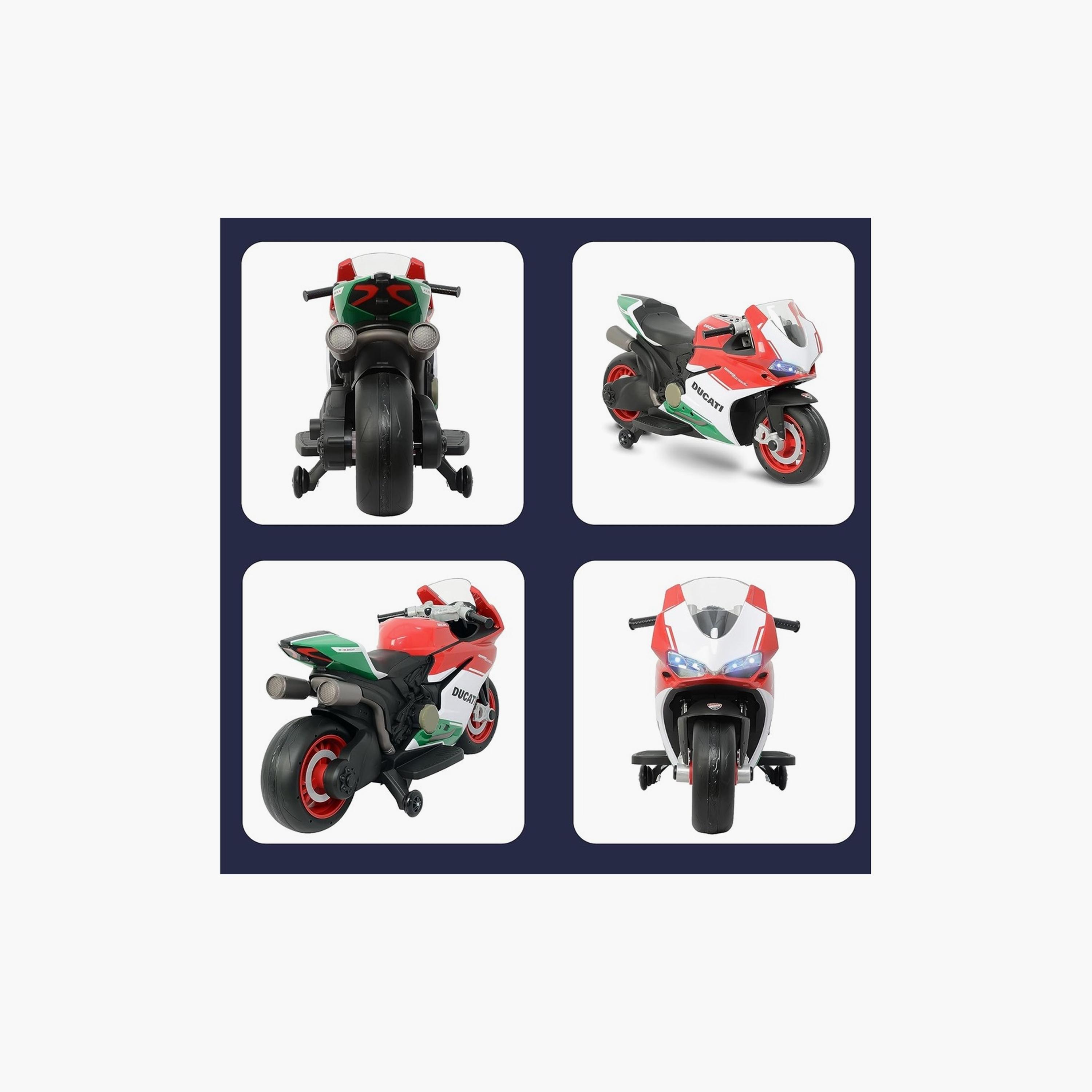 MYTS 12V Electric Ducati Sport Ride-On Bike - Red-toys-outdoor-bikesandrideons-manualrideons-image-5