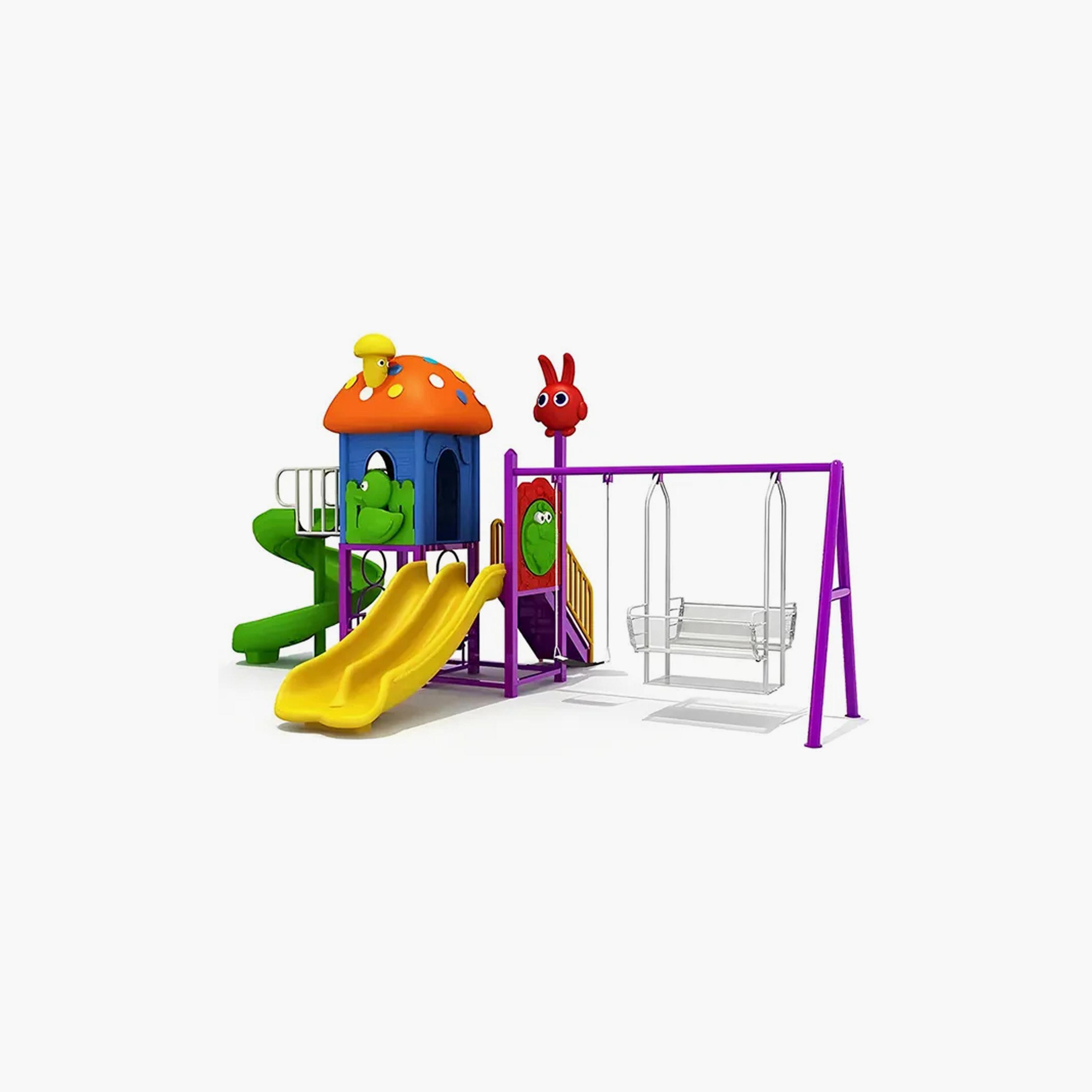 MYTS Backyard Playcentre with Slide & Double Swings - Assorted-toys-outdoor-playhousesandplayards-image-3