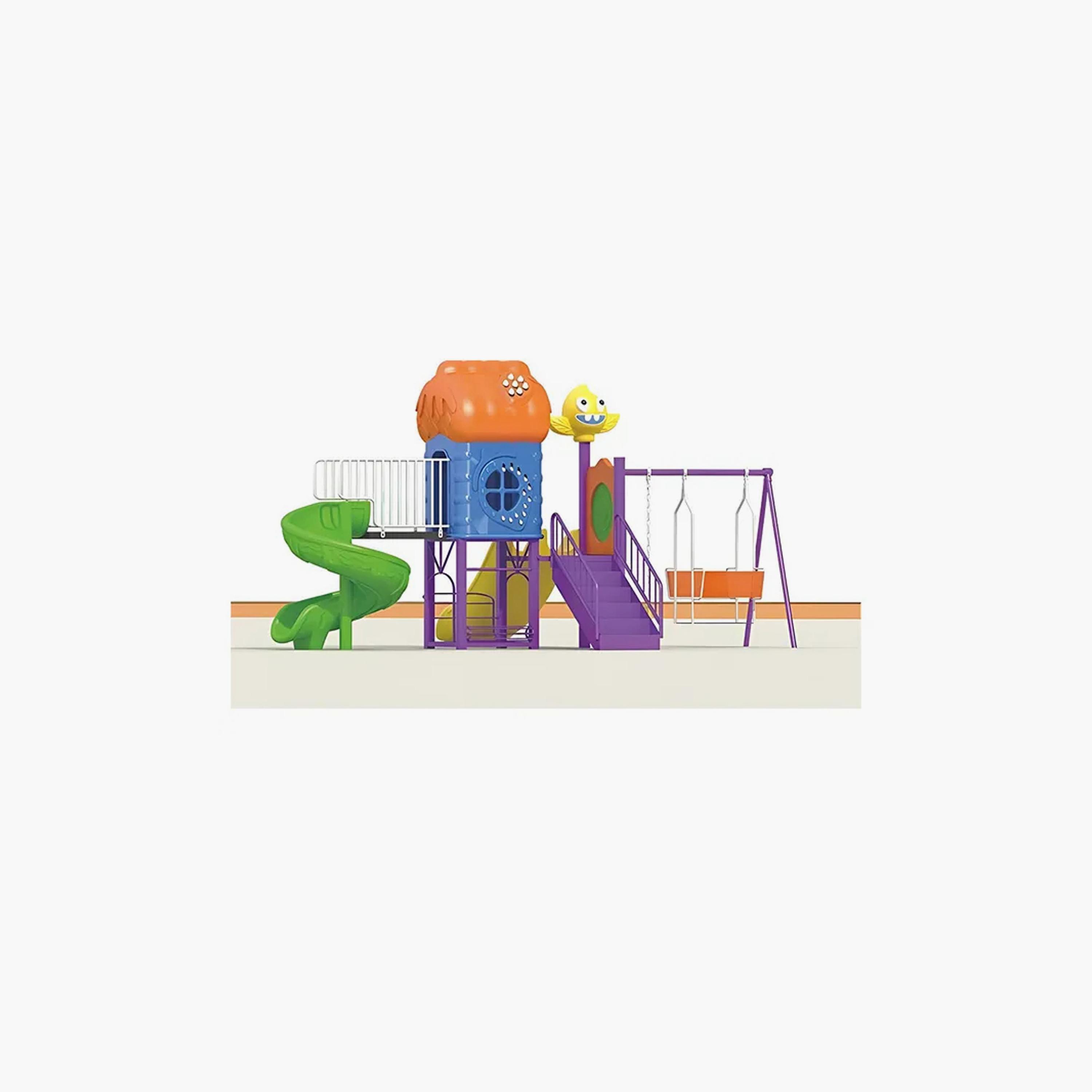 MYTS Backyard Playcentre with Slide & Double Swings - Assorted-toys-outdoor-playhousesandplayards-image-5