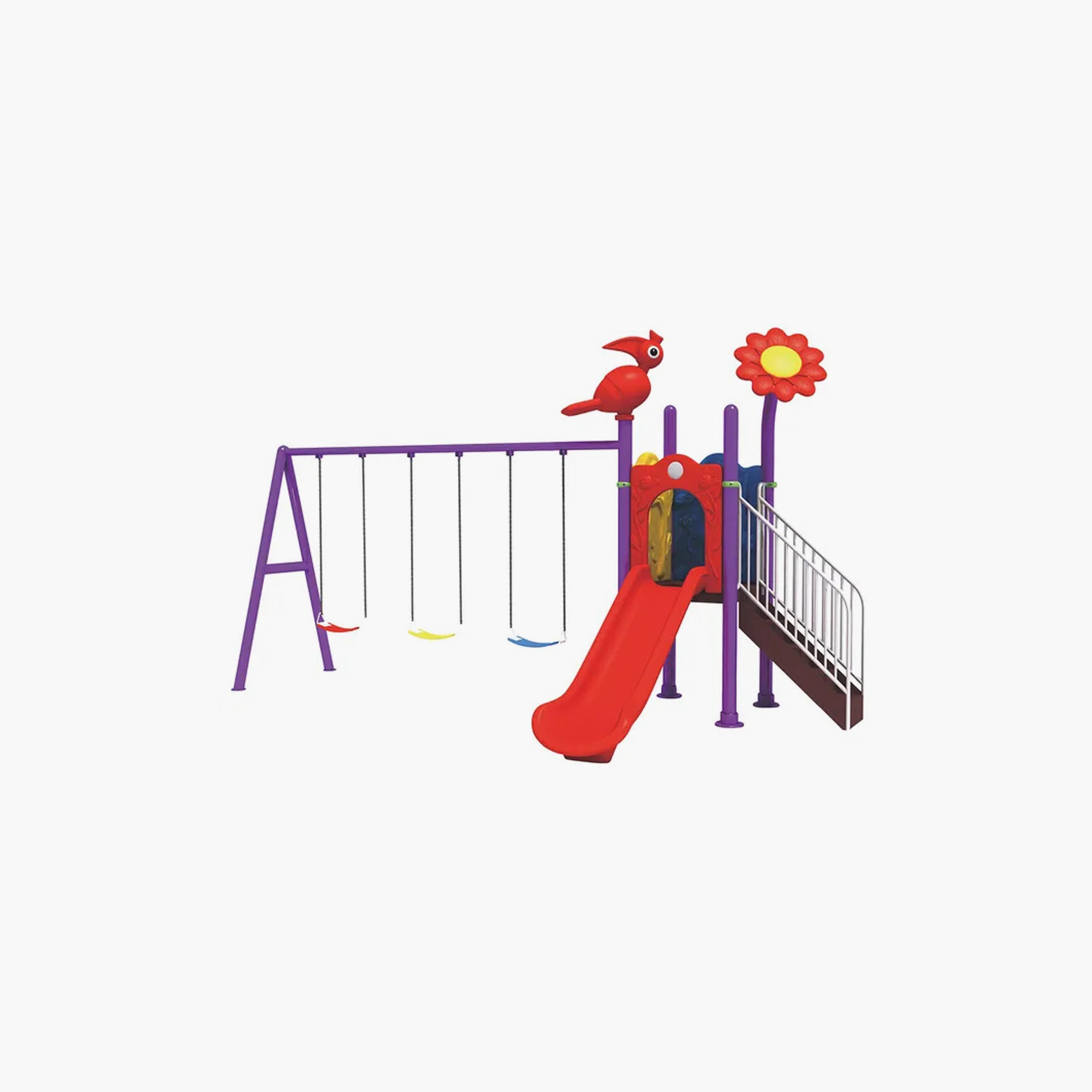 MYTS Backyard Playcentre with Slide & Double Swings-toys-outdoor-playhousesandplayards-image-1