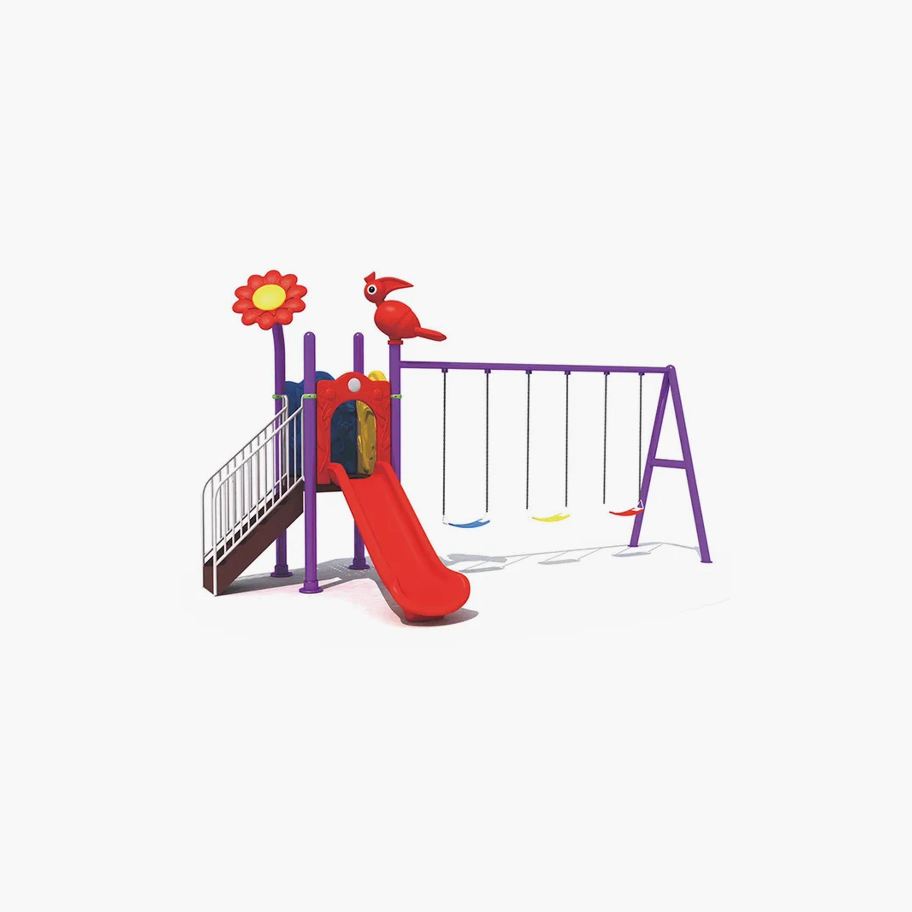 MYTS Backyard Playcentre with Slide & Double Swings-toys-outdoor-playhousesandplayards-image-2
