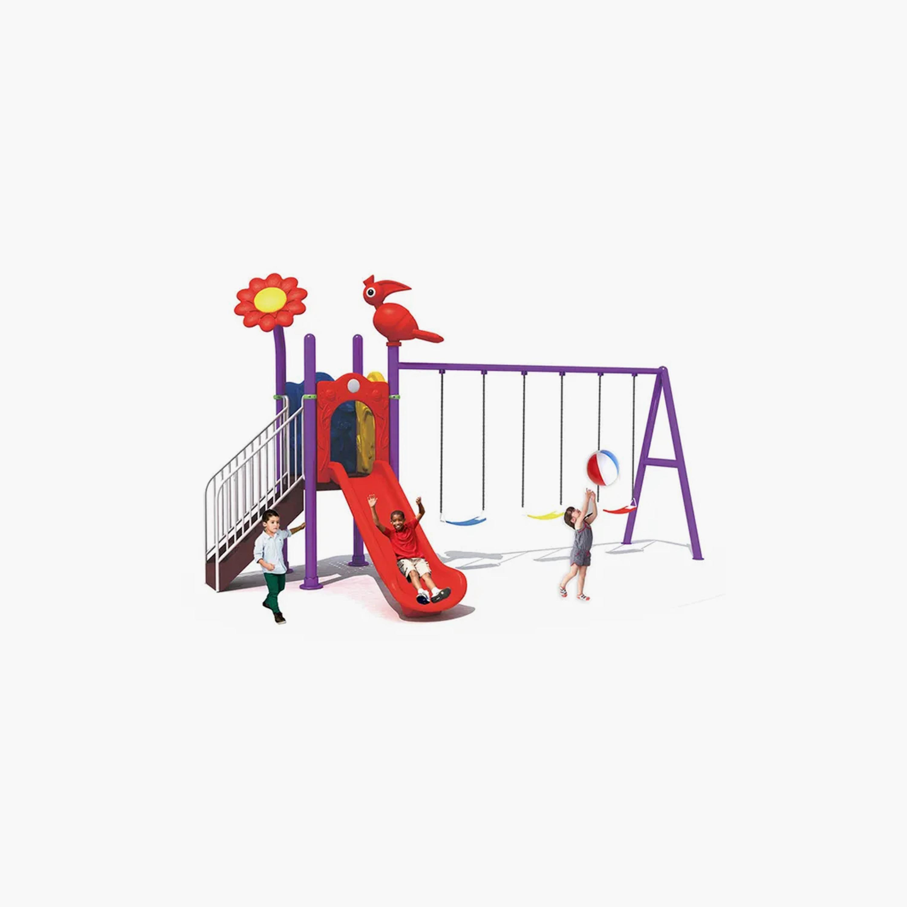 MYTS Backyard Playcentre with Slide & Double Swings-toys-outdoor-playhousesandplayards-image-3