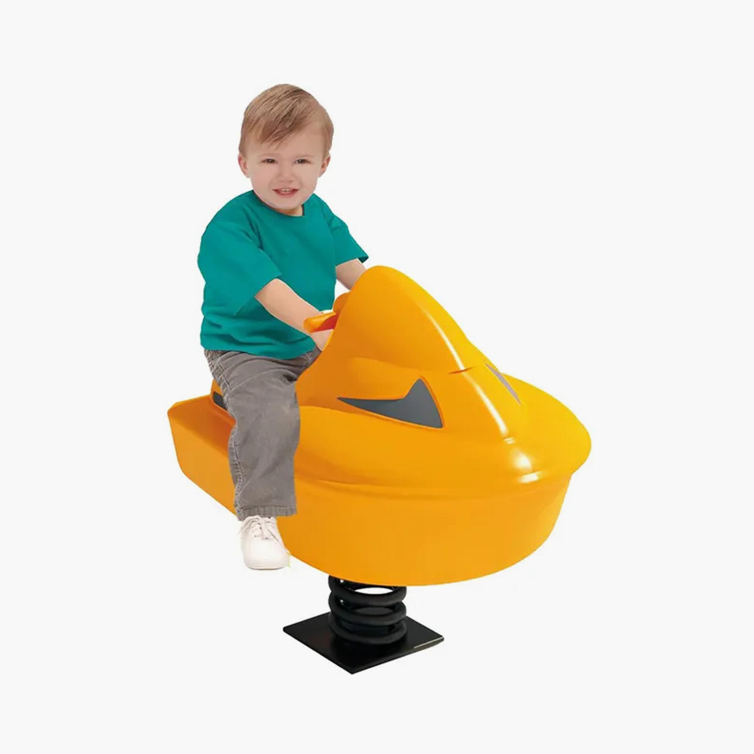 MYTS Backyard Outdoor Baby Ship Spring Rider - Orange-toys-outdoor-bikesandrideons-manualrideons-image-3