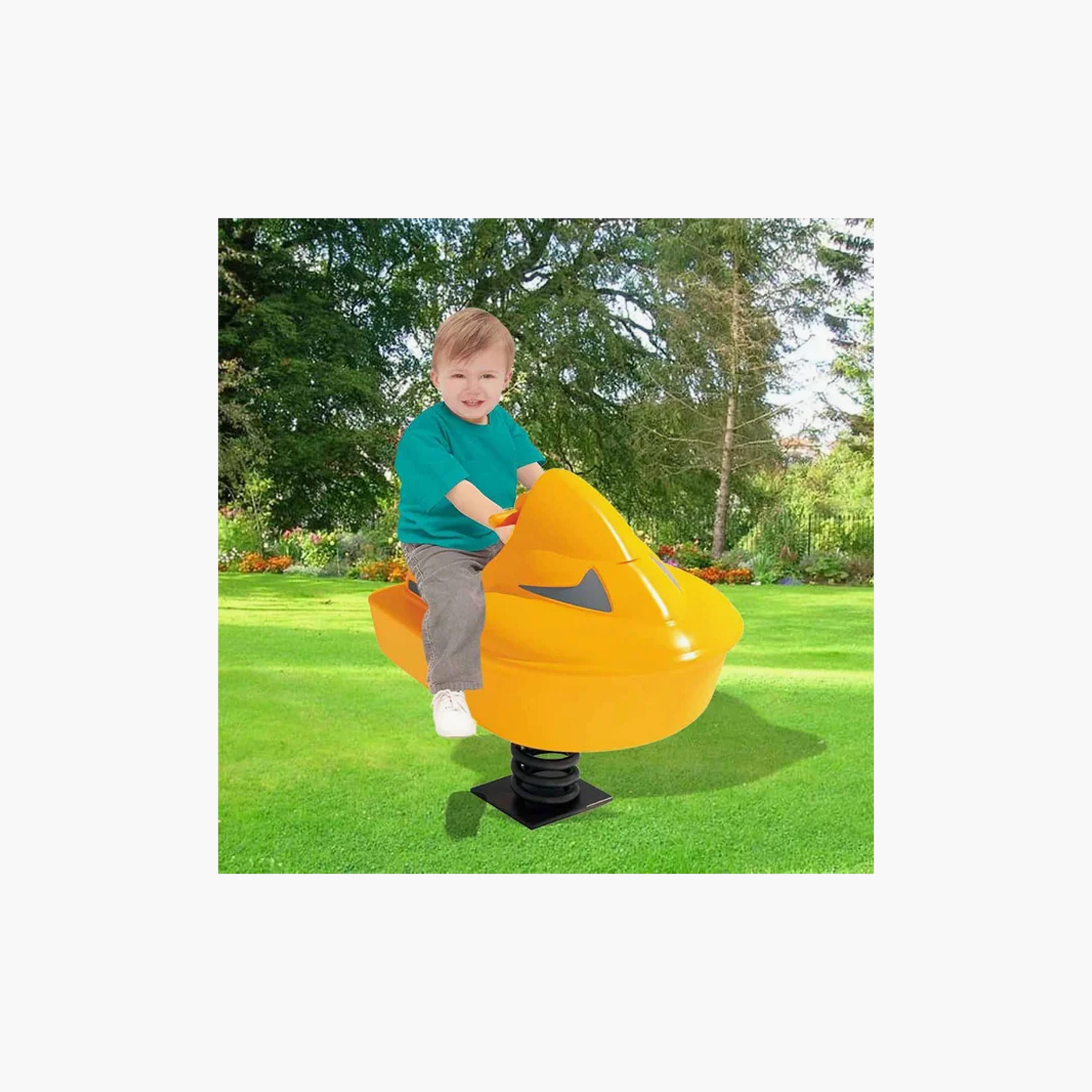 MYTS Backyard Outdoor Baby Ship Spring Rider - Orange-toys-outdoor-bikesandrideons-manualrideons-image-4