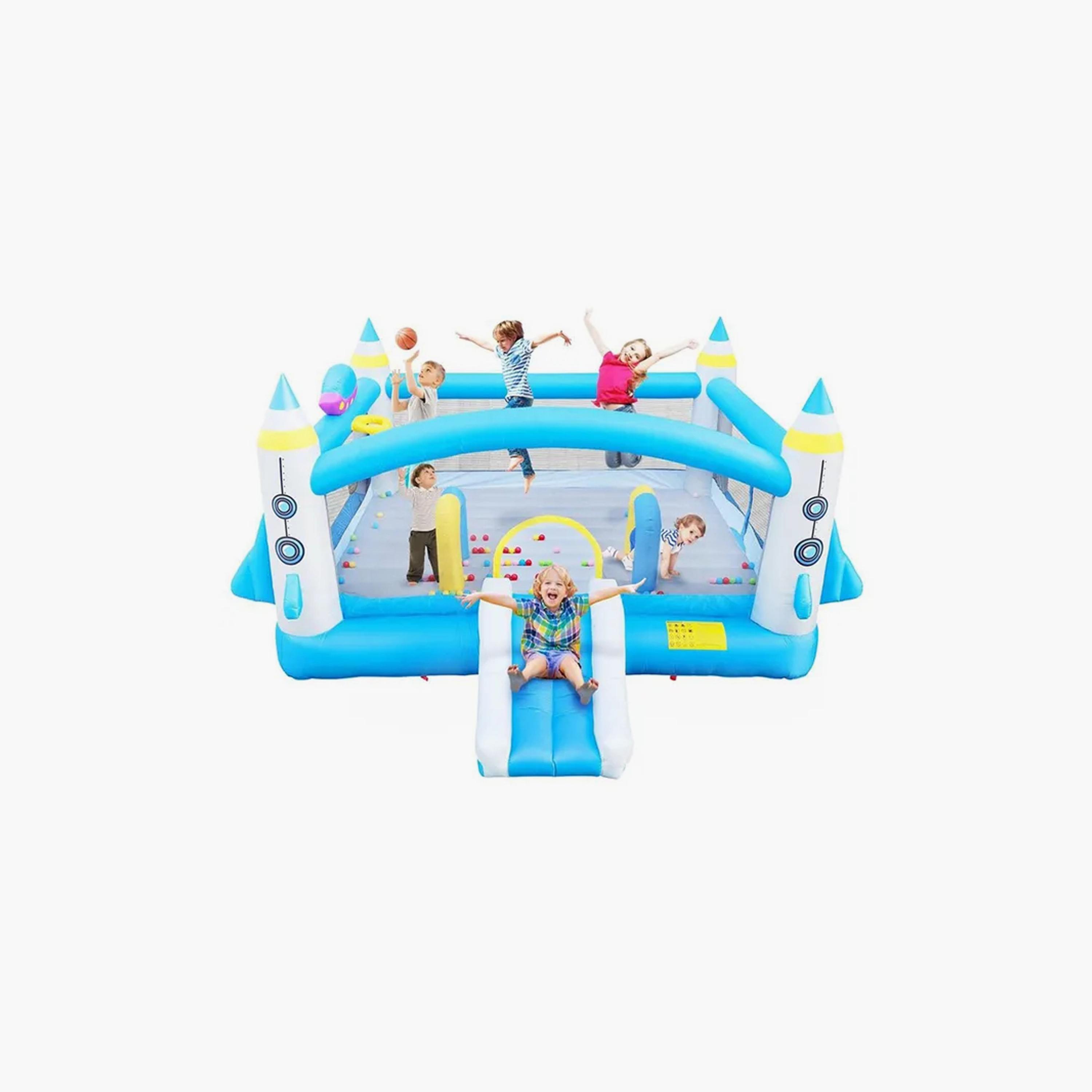 MYTS Backyard Outdoor Rocket Inflatable Playhouse Set-toys-outdoor-sports-image-1