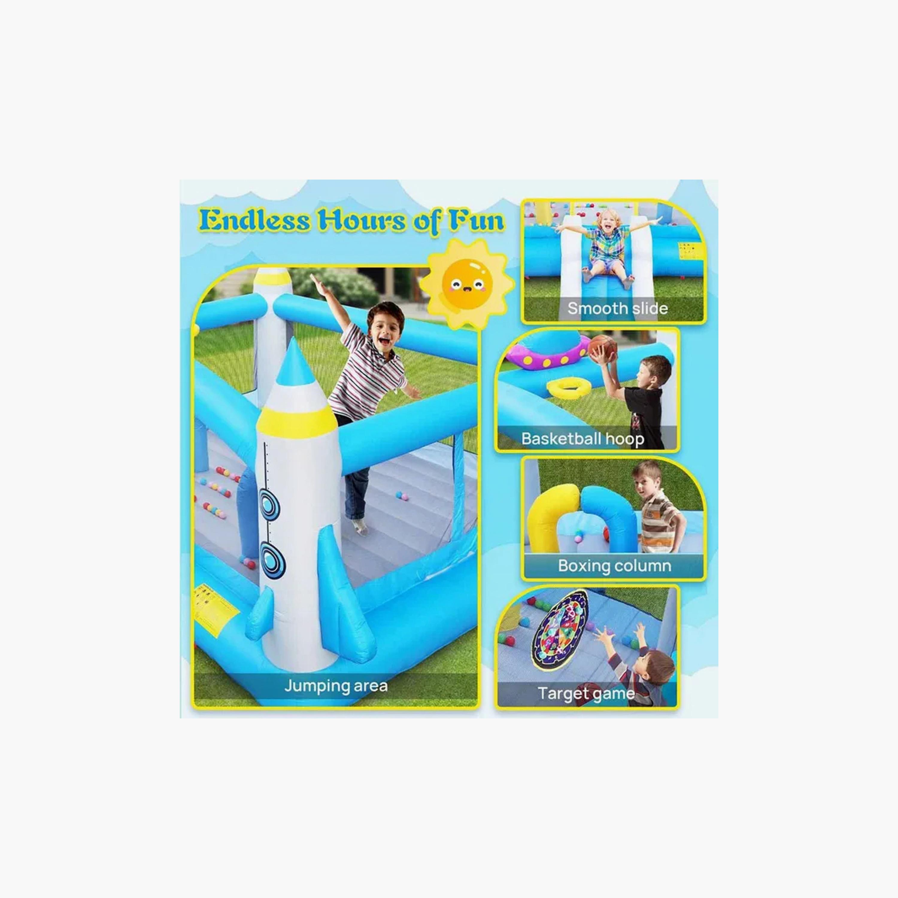 MYTS Backyard Outdoor Rocket Inflatable Playhouse Set-toys-outdoor-sports-image-3