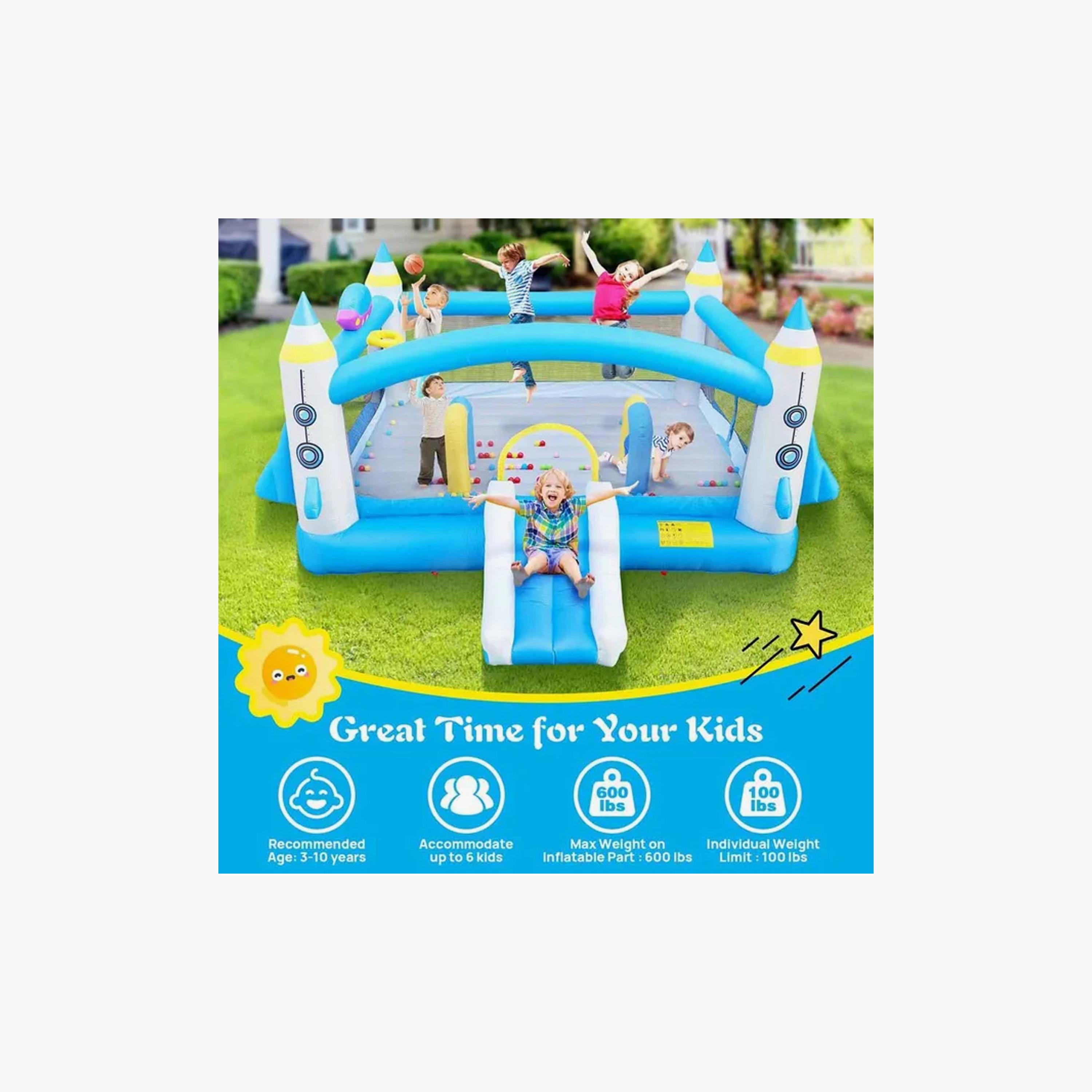 MYTS Backyard Outdoor Rocket Inflatable Playhouse Set-toys-outdoor-sports-image-4