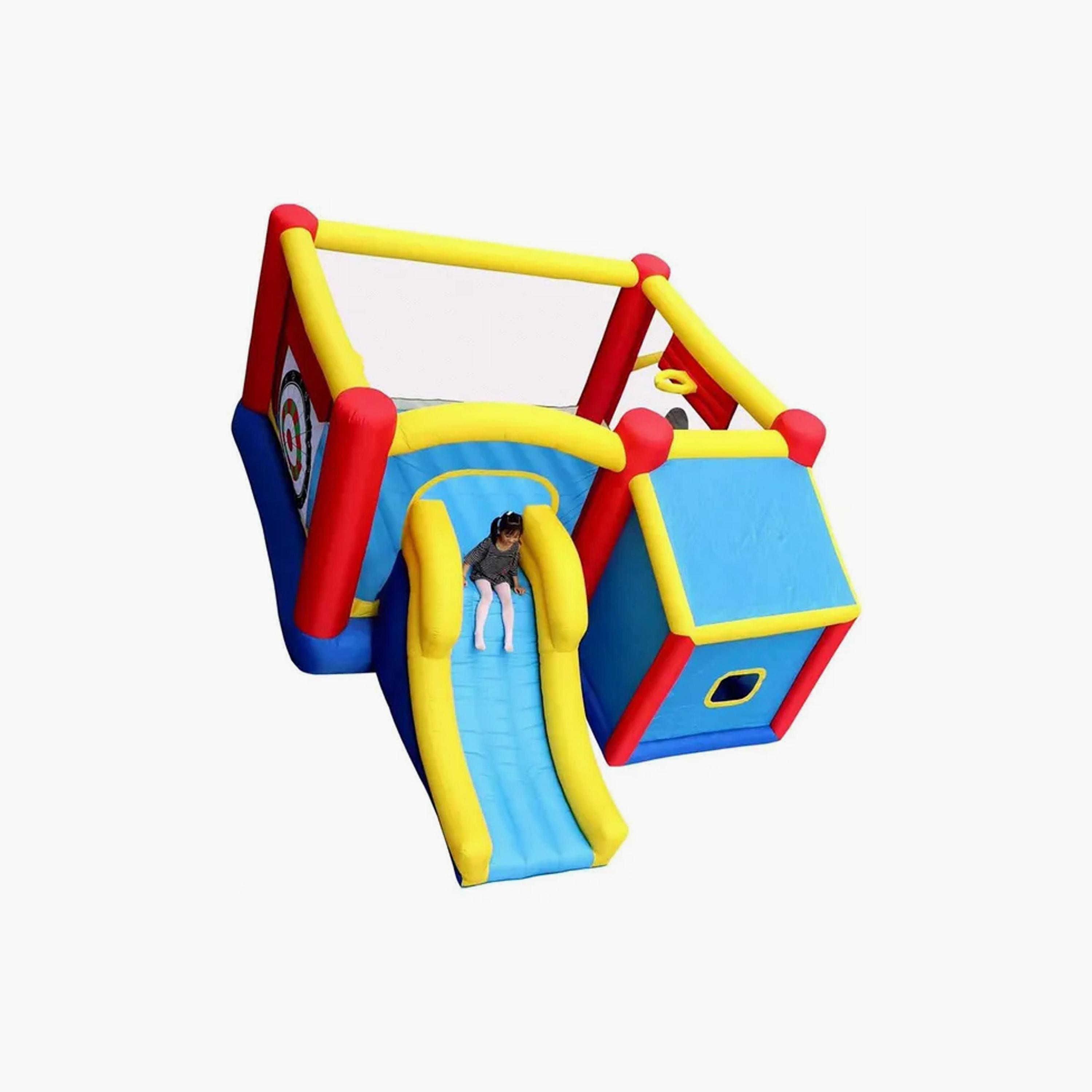 MYTS Backyard Outdoor Inflatable Playhouse with Slide & Bounce-toys-outdoor-sports-image-3