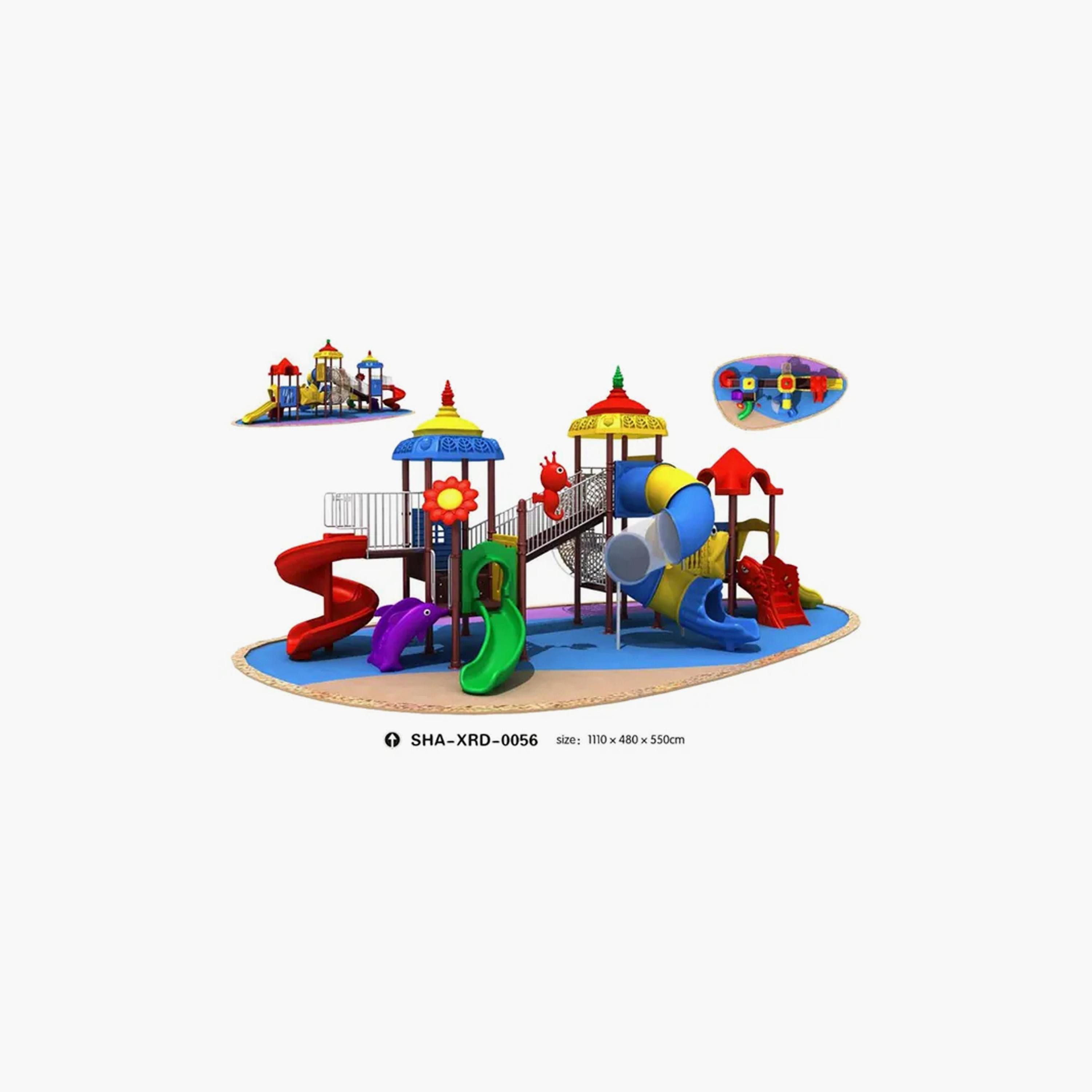 MYTS Outdoor Backyard Mega Playcell with Slide Combo-toys-outdoor-slidesandswings-image-3